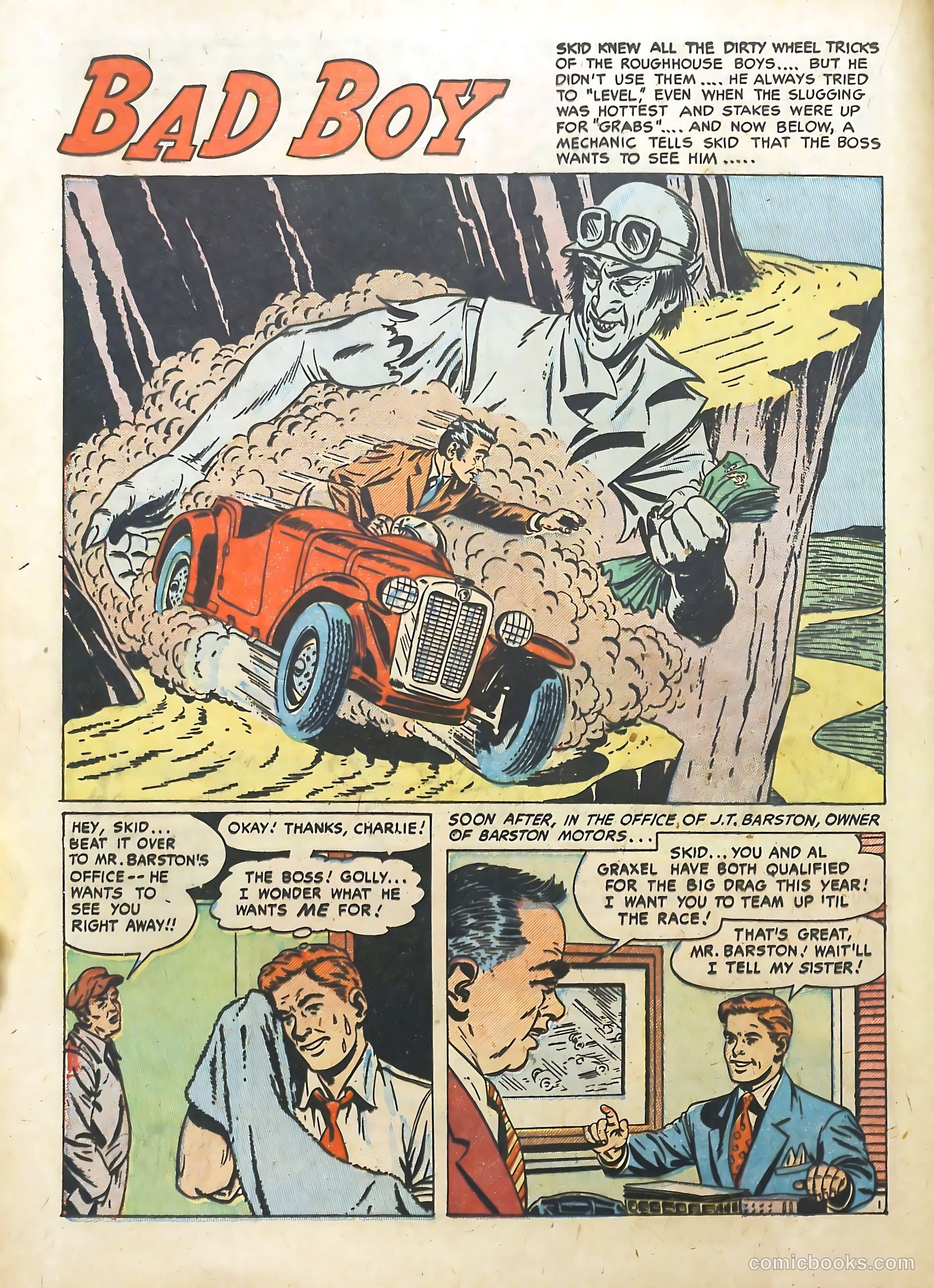Hot Rod and Speedway Comics #2 (1952) — page 16 of 36