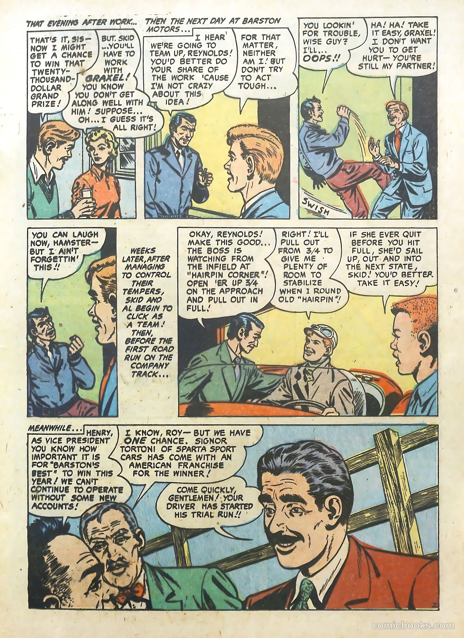 Hot Rod and Speedway Comics #2 (1952) — page 17 of 36
