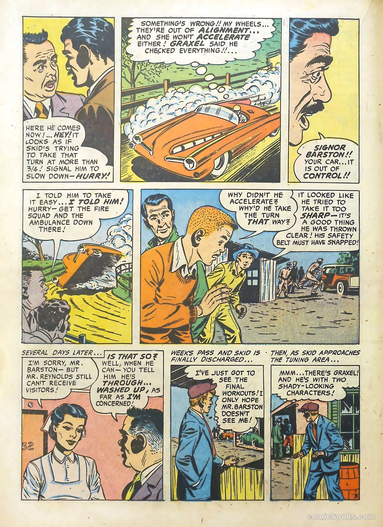 Hot Rod and Speedway Comics #2 (1952) — page 18 of 36