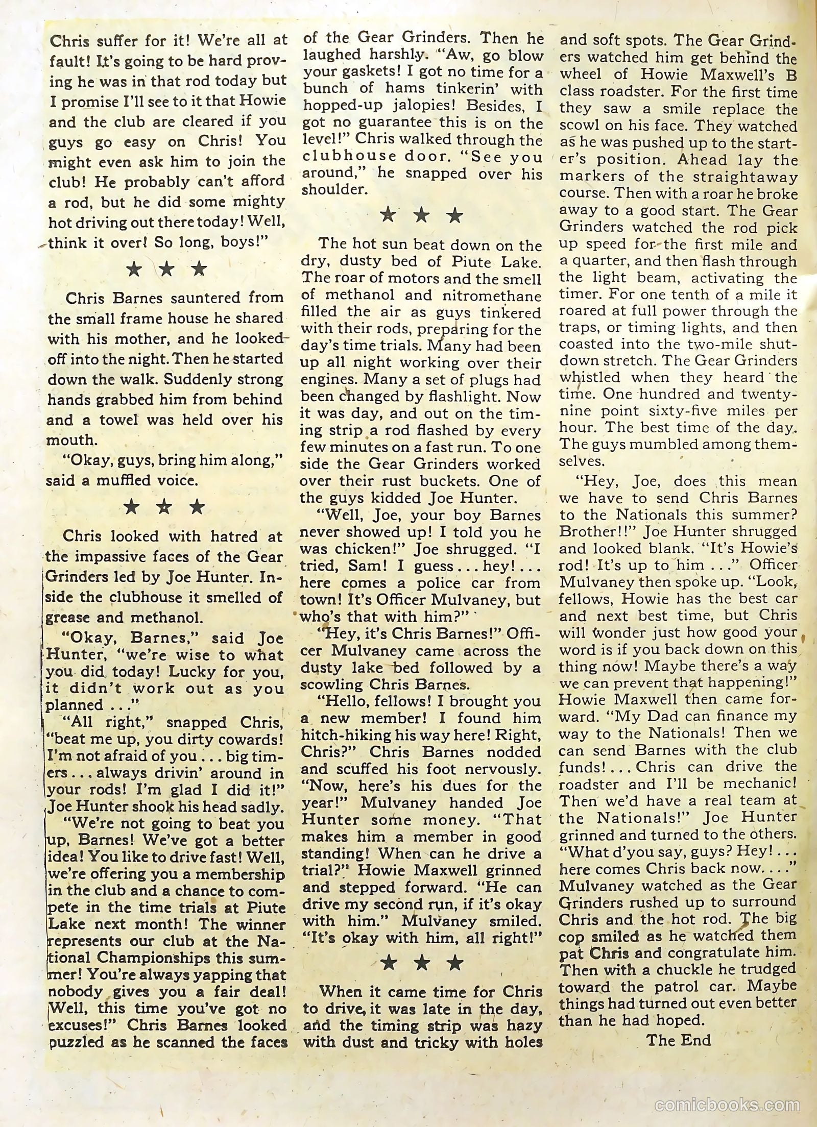 Hot Rod and Speedway Comics #2 (1952) — page 22 of 36