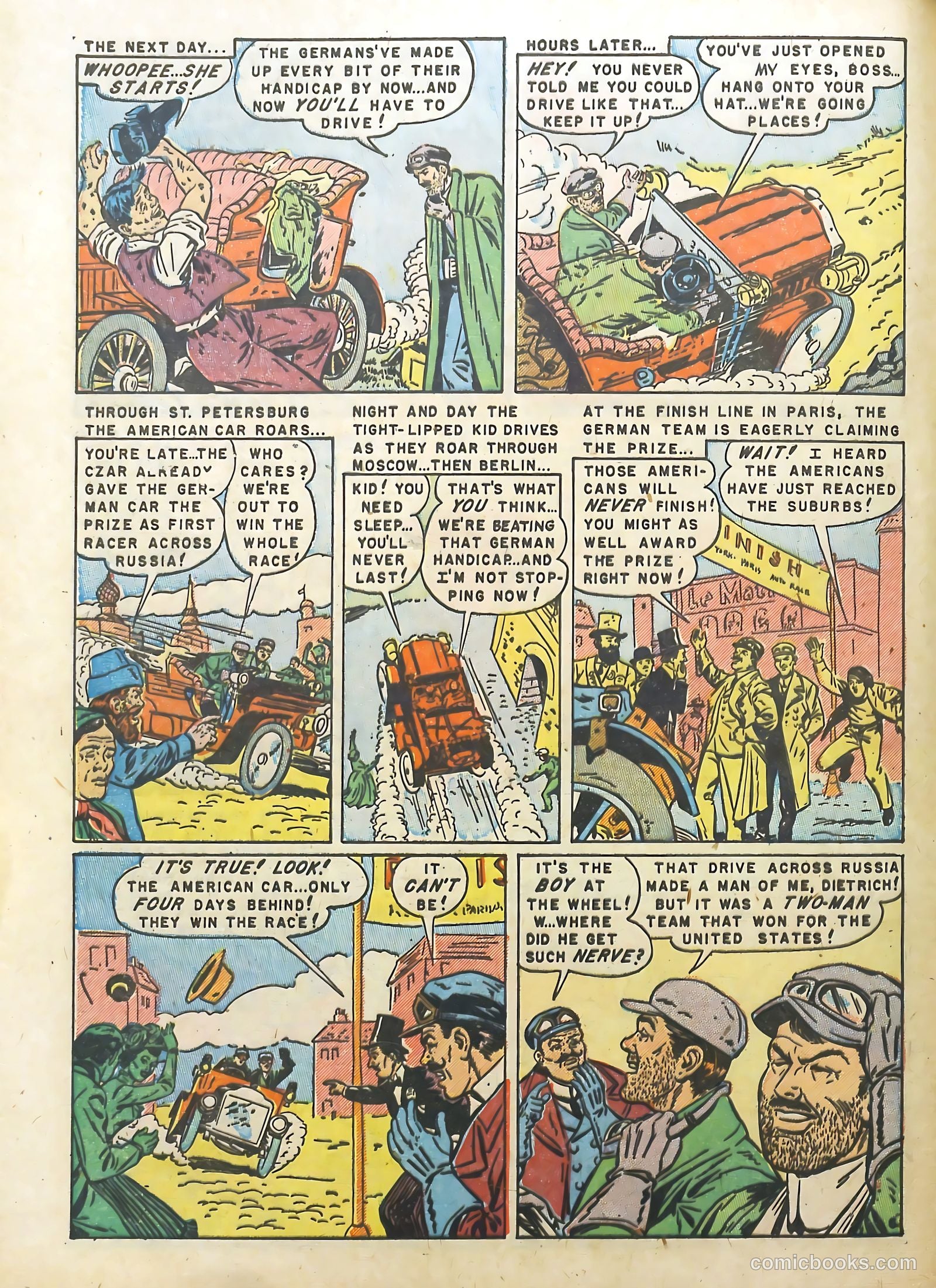 Hot Rod and Speedway Comics #2 (1952) — page 28 of 36