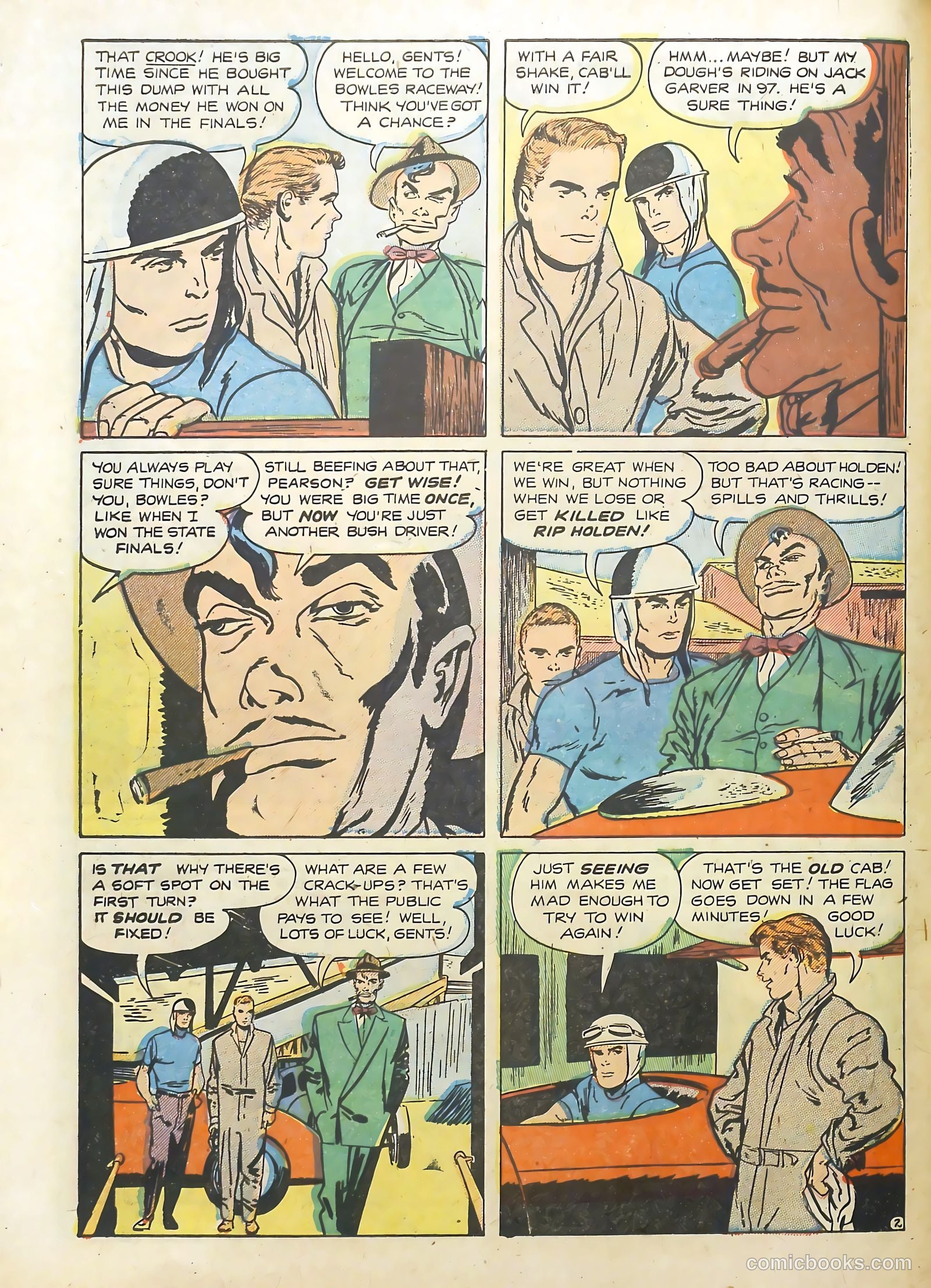 Hot Rod and Speedway Comics #2 (1952) — page 30 of 36