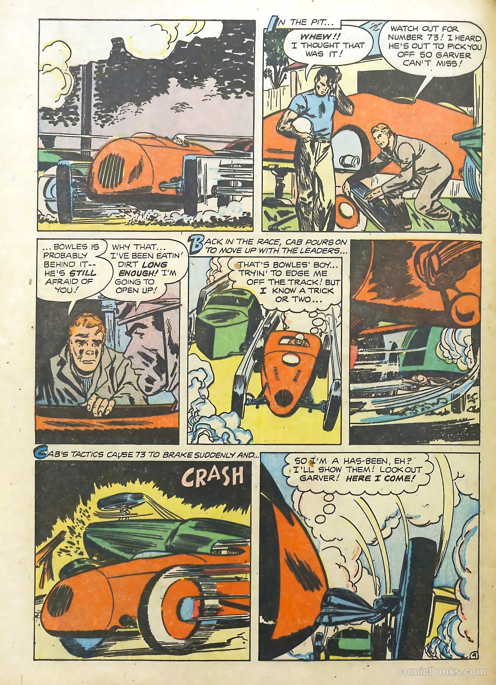 Hot Rod and Speedway Comics #2 (1952) — page 32 of 36
