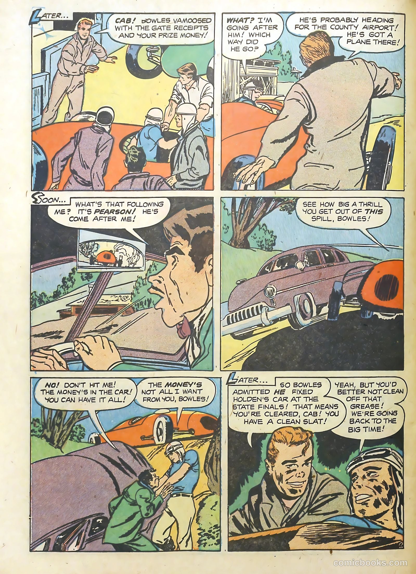 Hot Rod and Speedway Comics #2 (1952) — page 34 of 36