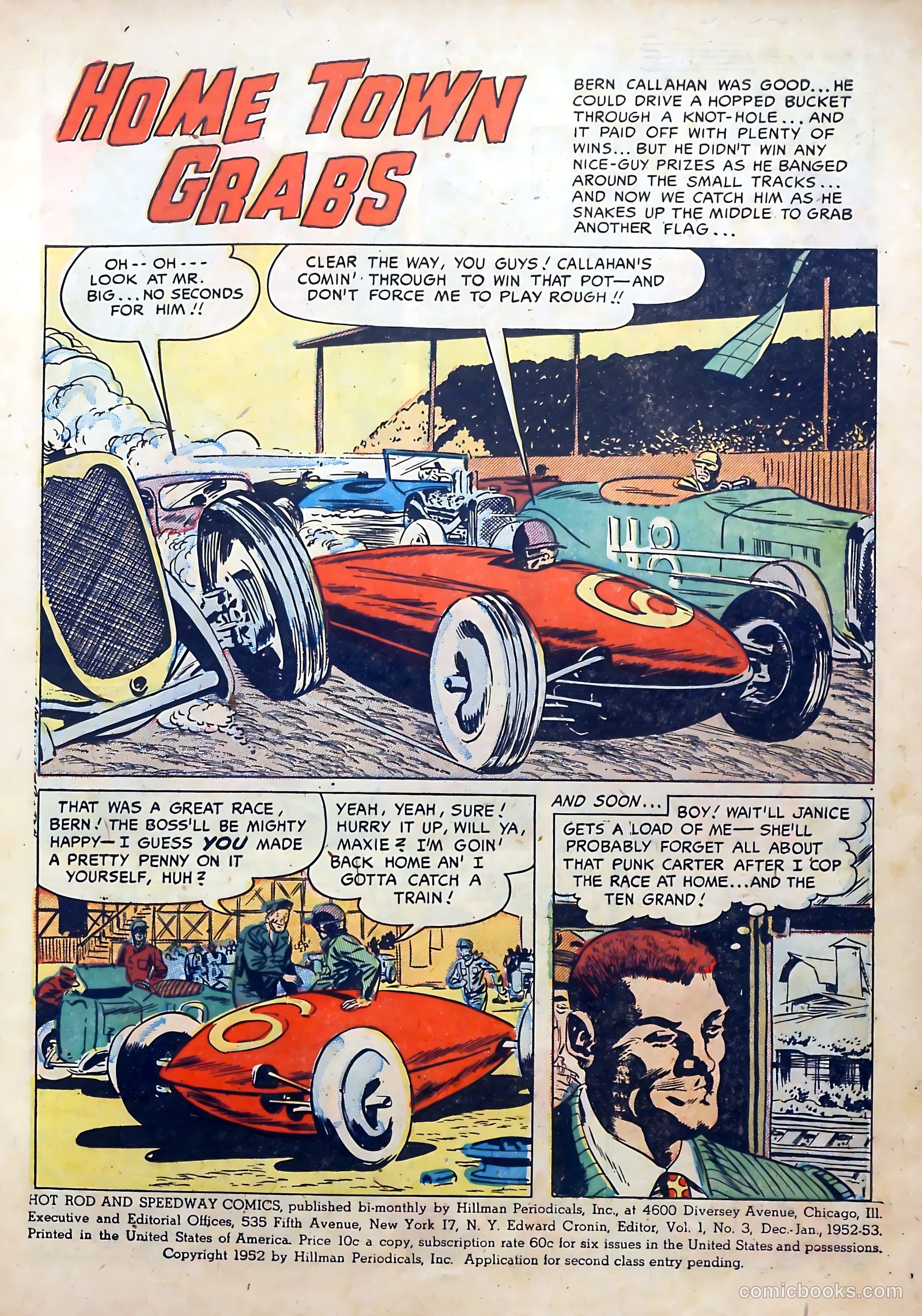 Hot Rod and Speedway Comics #3 (1952) — page 3 of 36