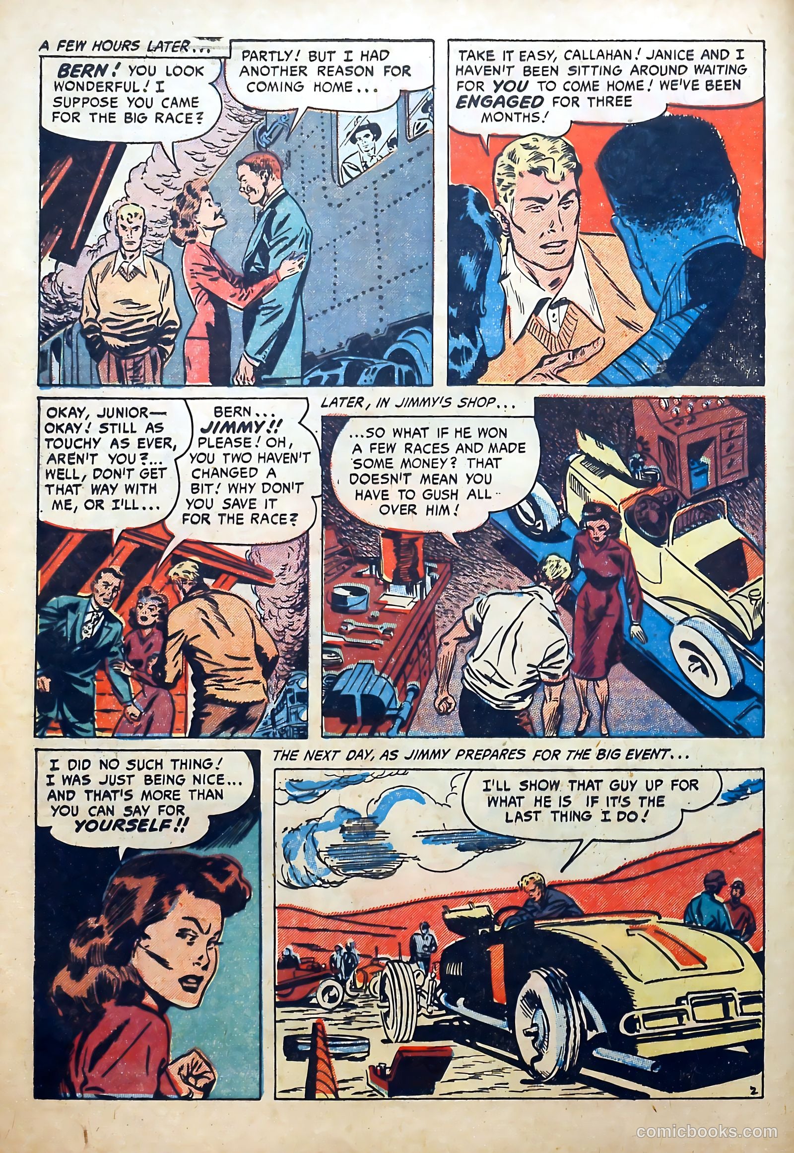 Hot Rod and Speedway Comics #3 (1952) — page 4 of 36
