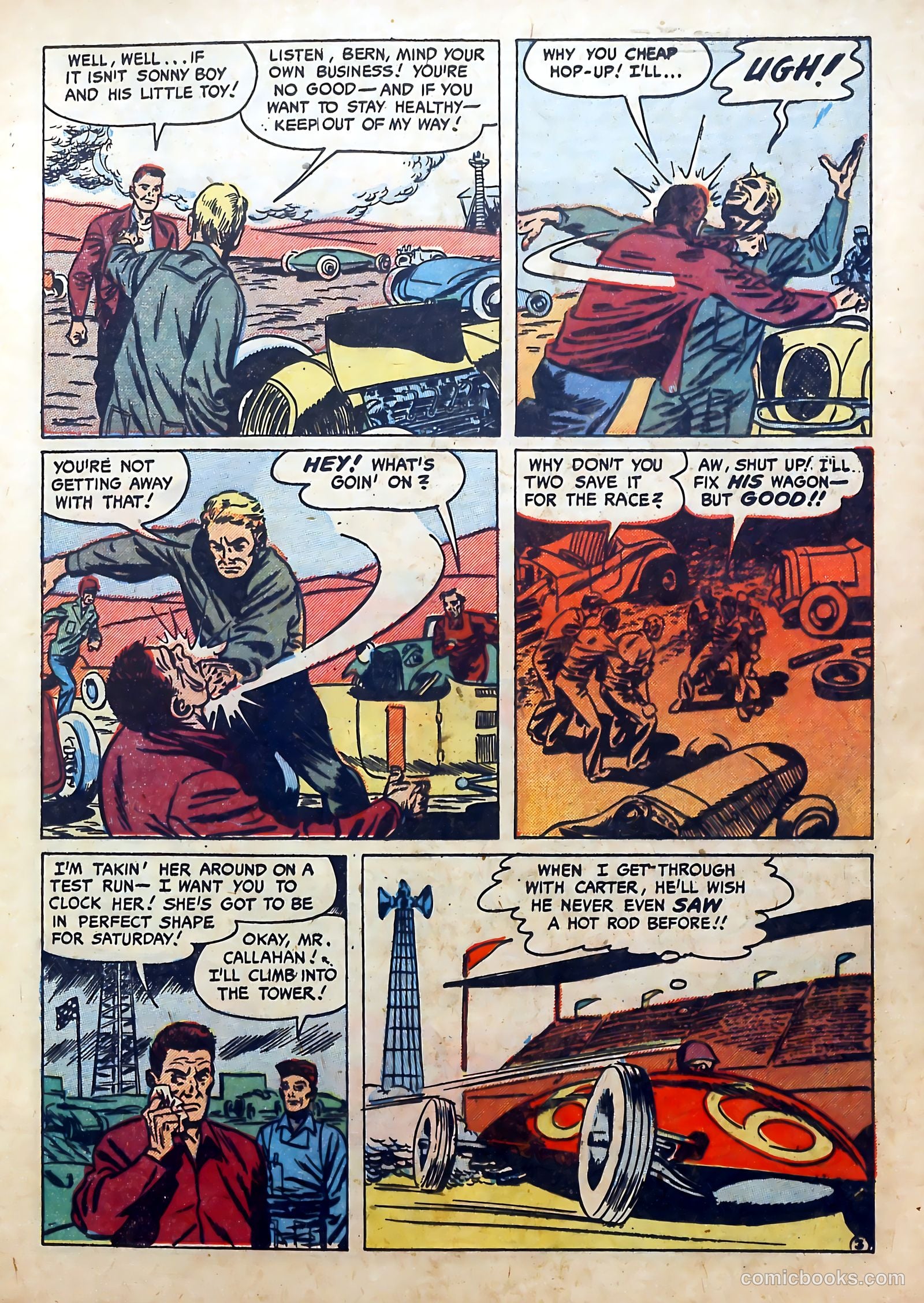 Hot Rod and Speedway Comics #3 (1952) — page 5 of 36
