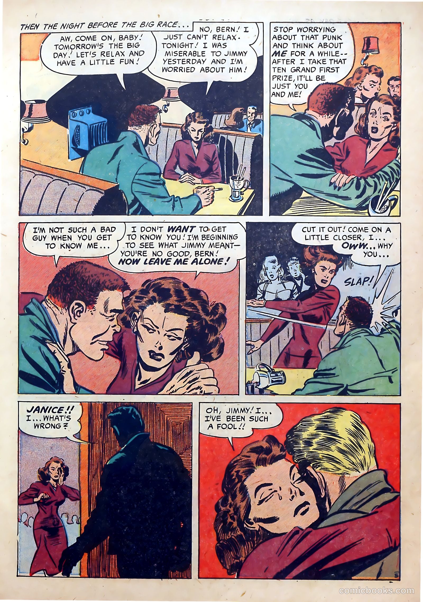 Hot Rod and Speedway Comics #3 (1952) — page 7 of 36