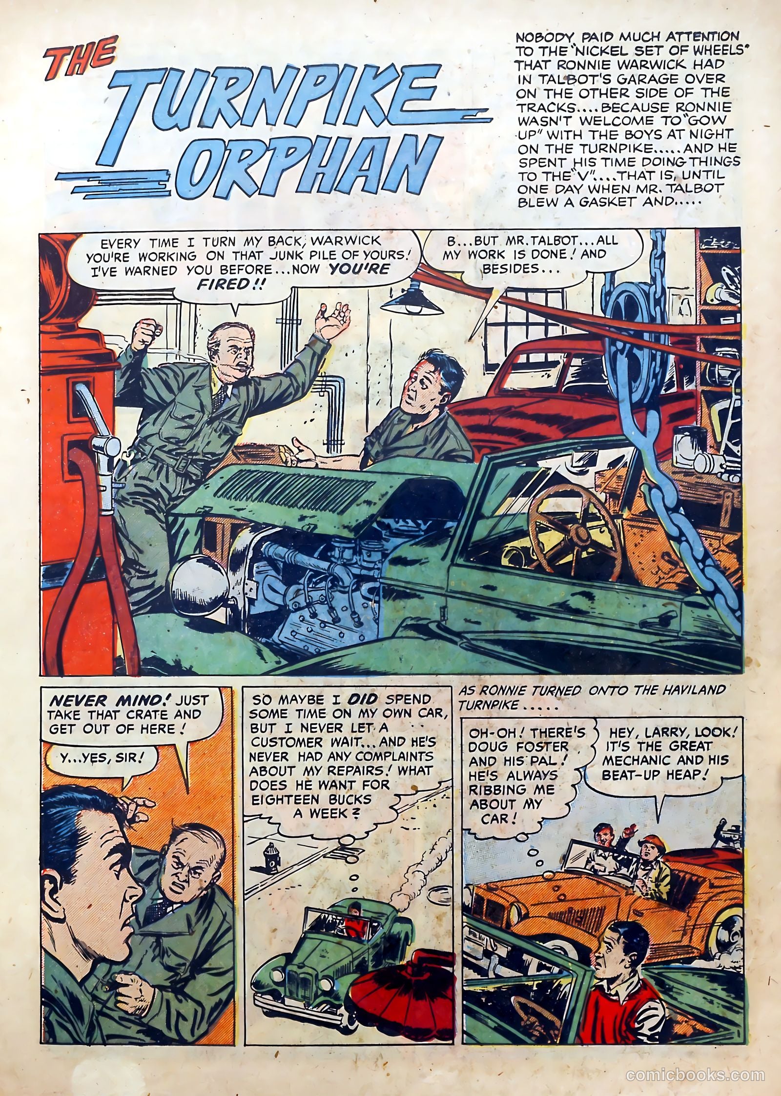 Hot Rod and Speedway Comics #3 (1952) — page 11 of 36