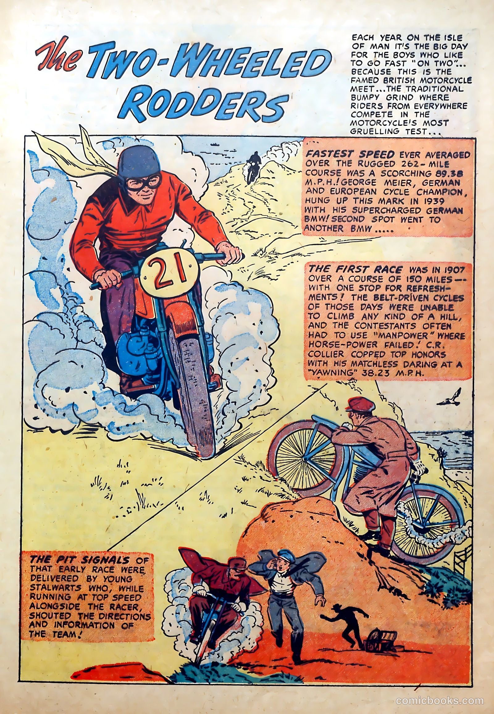 Hot Rod and Speedway Comics #3 (1952) — page 17 of 36