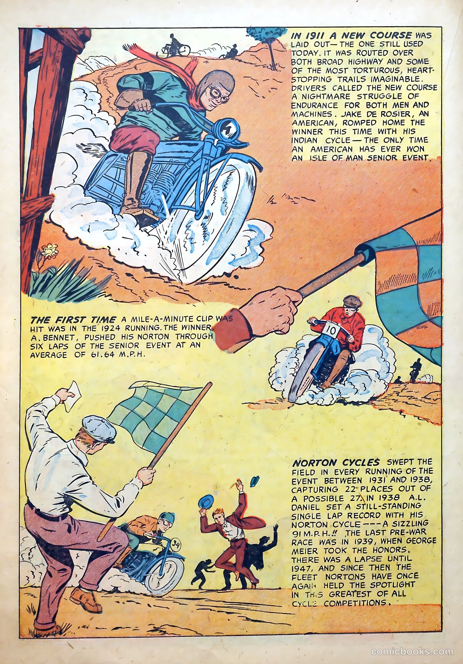Hot Rod and Speedway Comics #3 (1952) — page 18 of 36