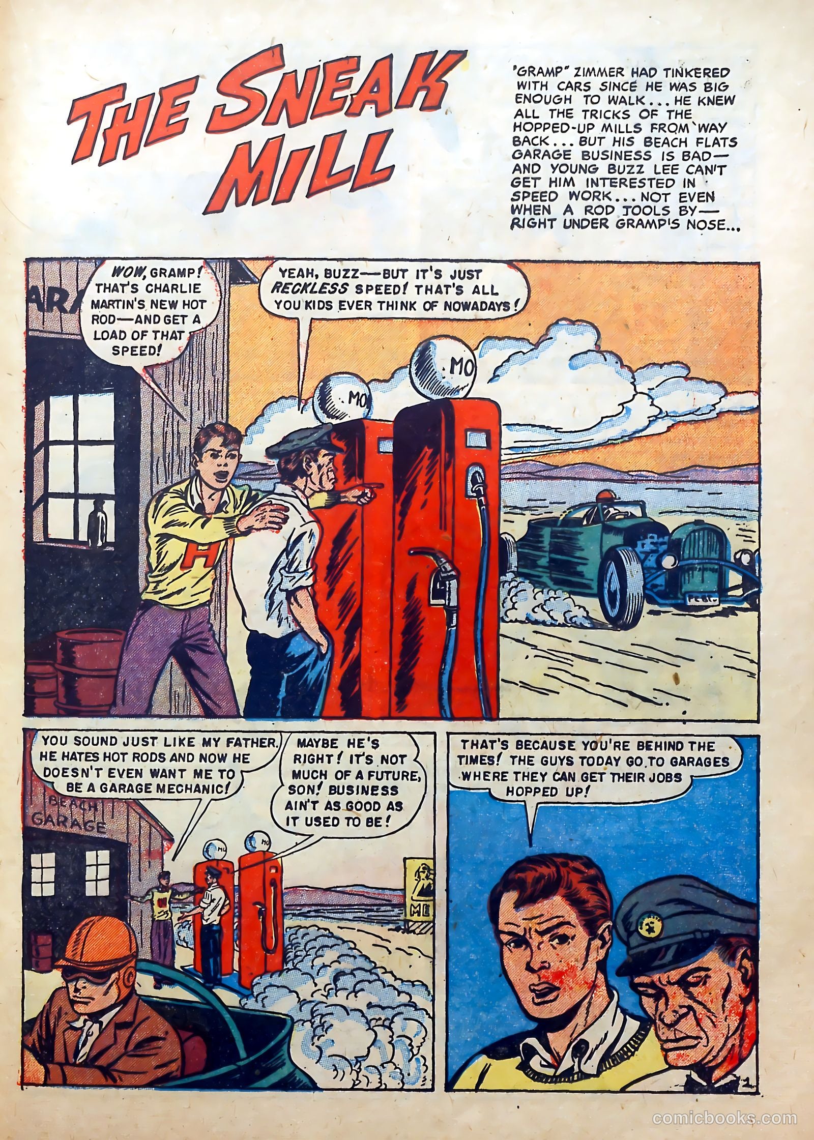 Hot Rod and Speedway Comics #3 (1952) — page 21 of 36
