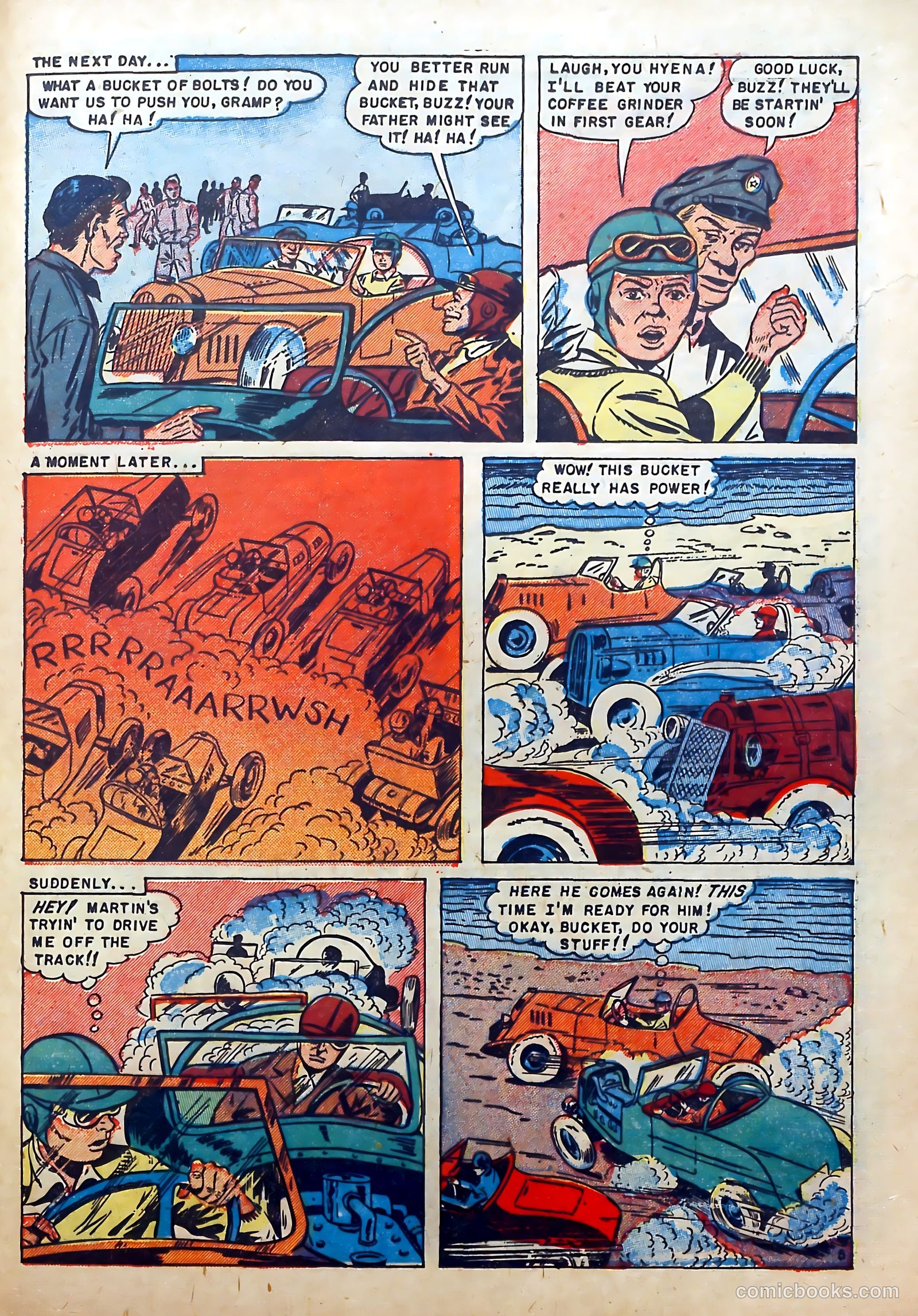 Hot Rod and Speedway Comics #3 (1952) — page 25 of 36