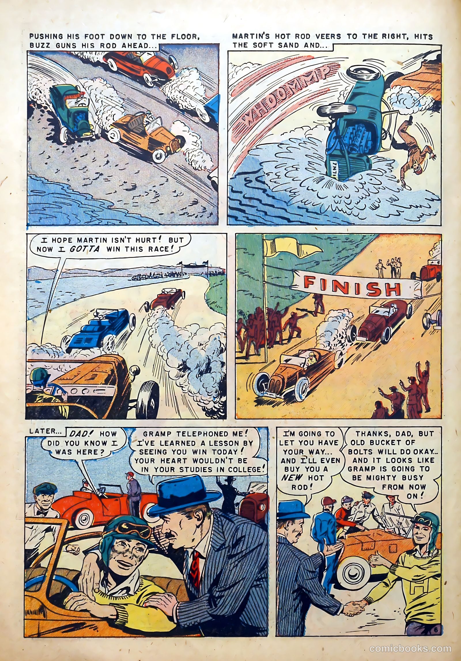 Hot Rod and Speedway Comics #3 (1952) — page 26 of 36