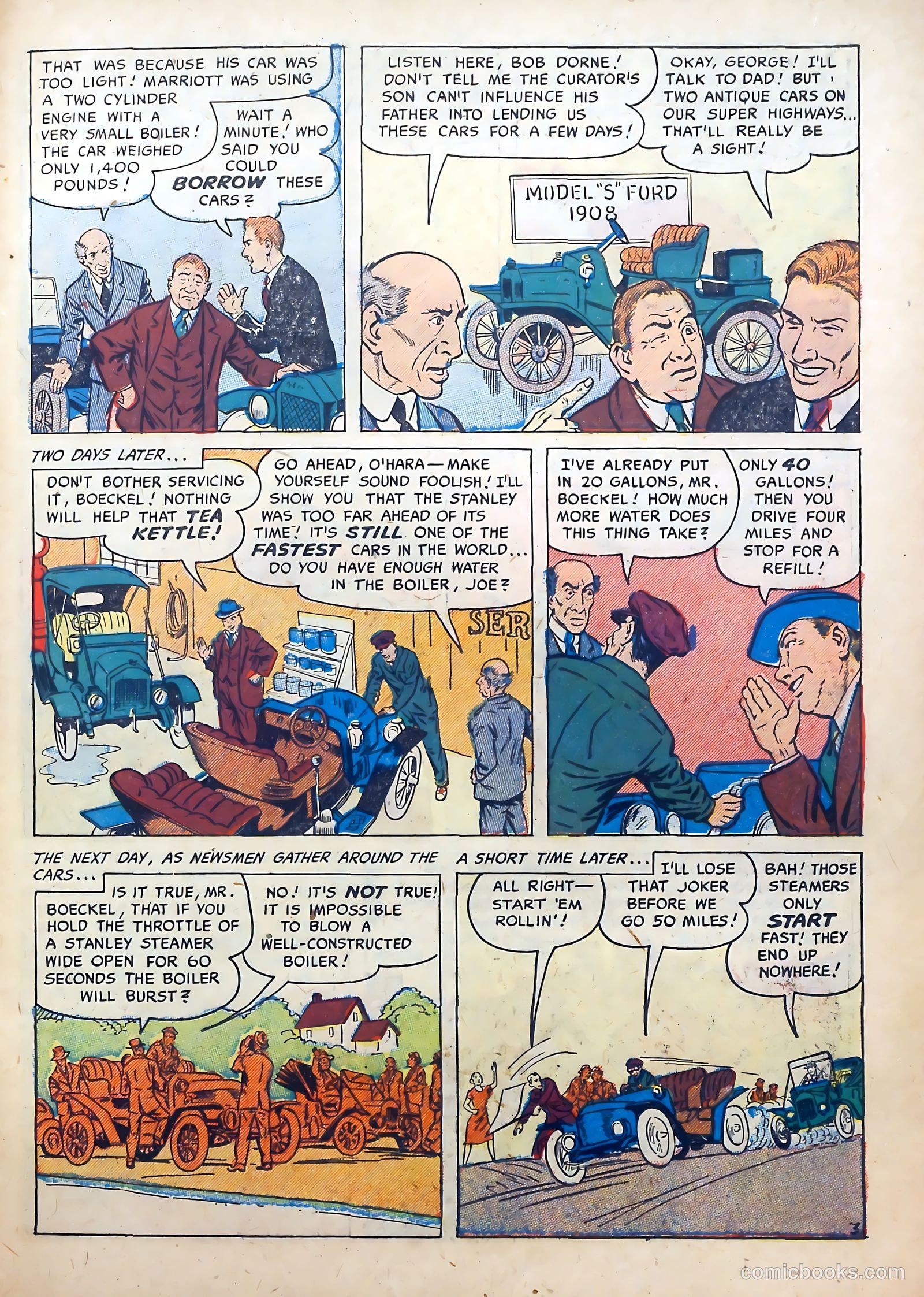 Hot Rod and Speedway Comics #3 (1952) — page 31 of 36