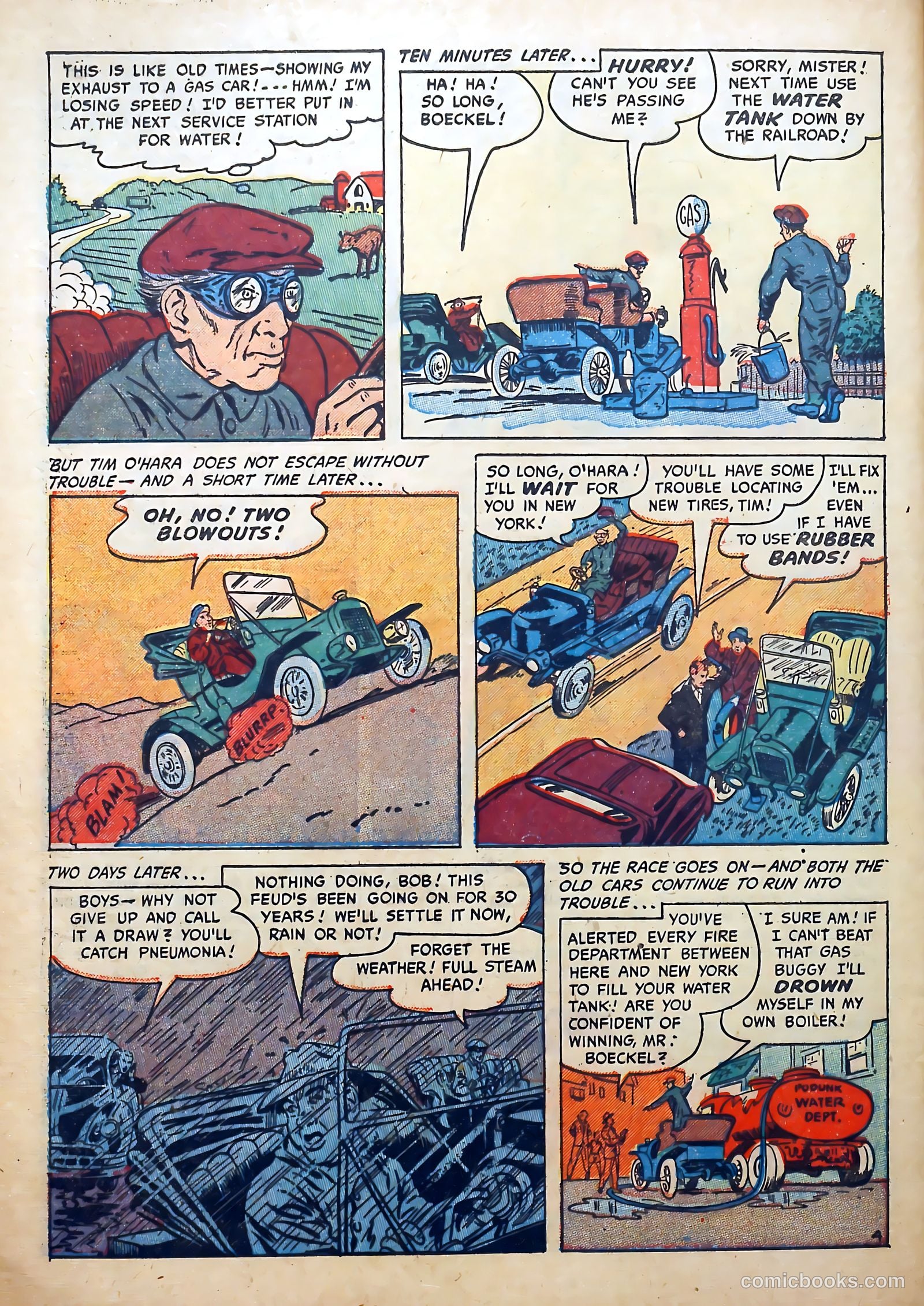 Hot Rod and Speedway Comics #3 (1952) — page 32 of 36