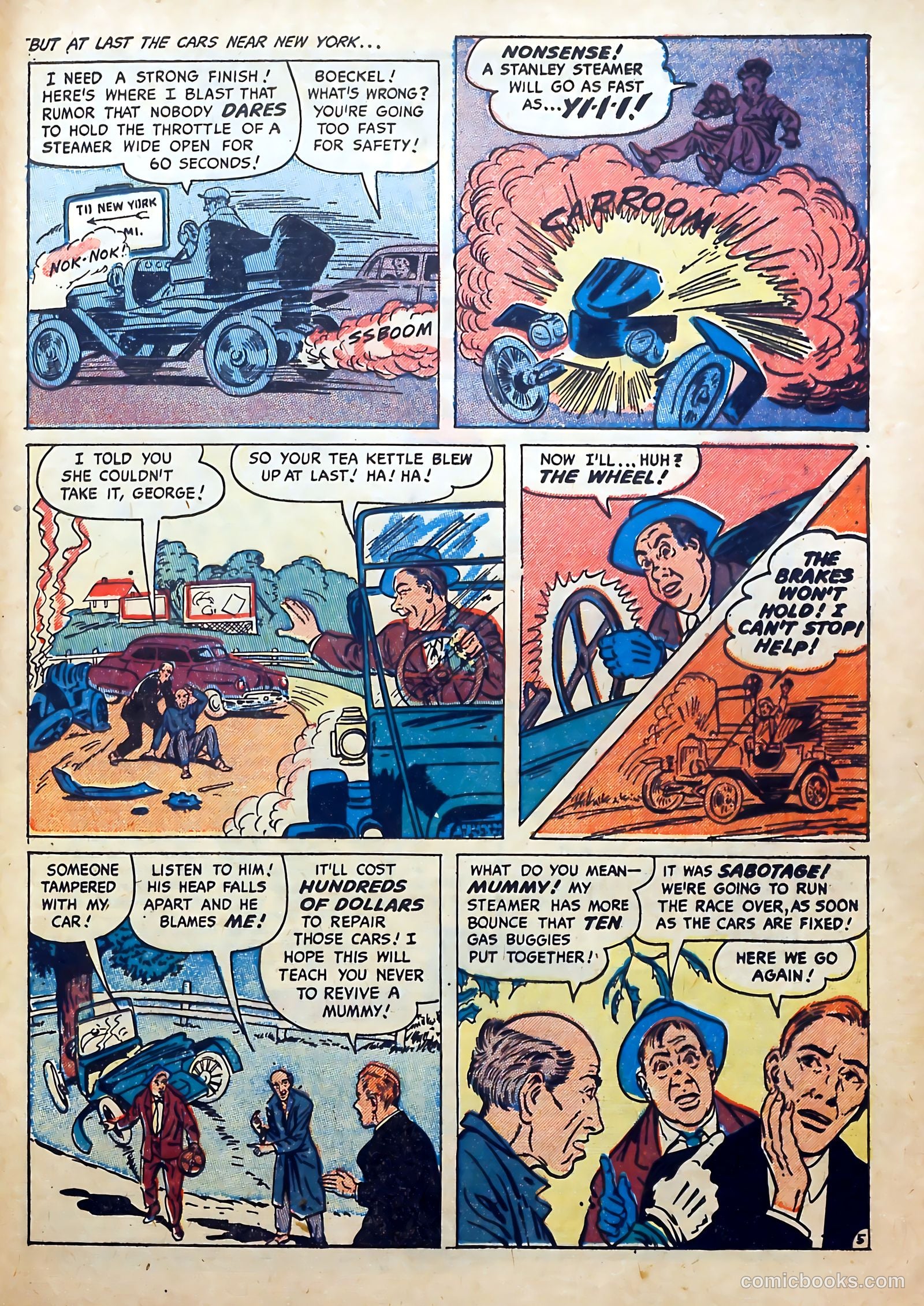 Hot Rod and Speedway Comics #3 (1952) — page 33 of 36