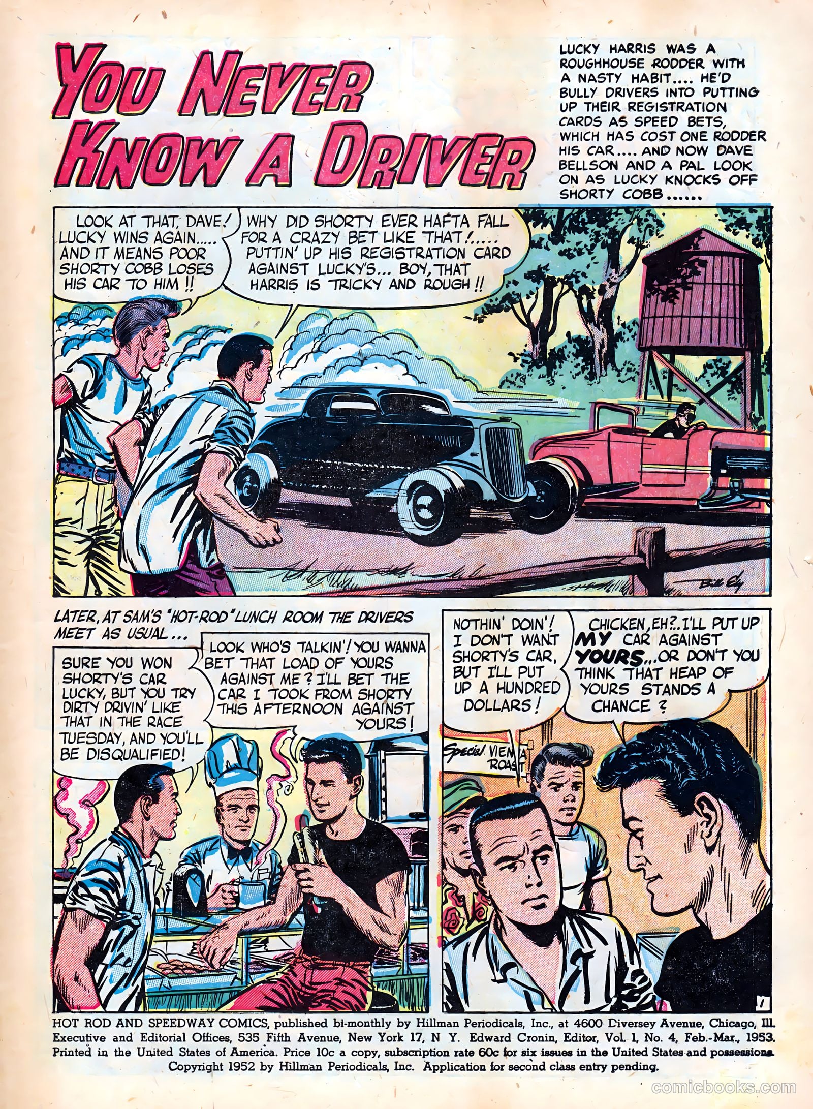 Hot Rod and Speedway Comics #4 (1953) — page 3 of 37
