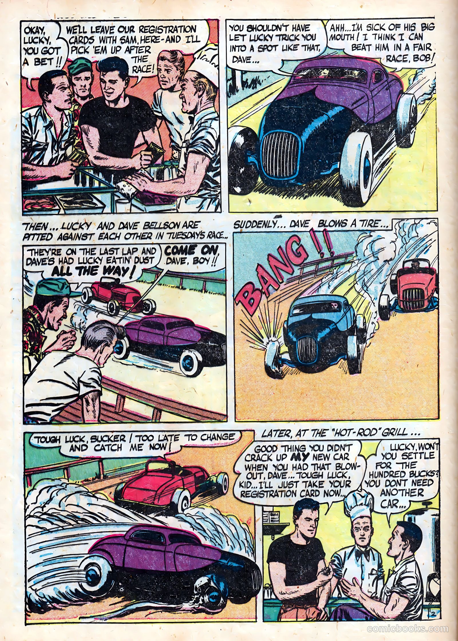 Hot Rod and Speedway Comics #4 (1953) — page 4 of 37
