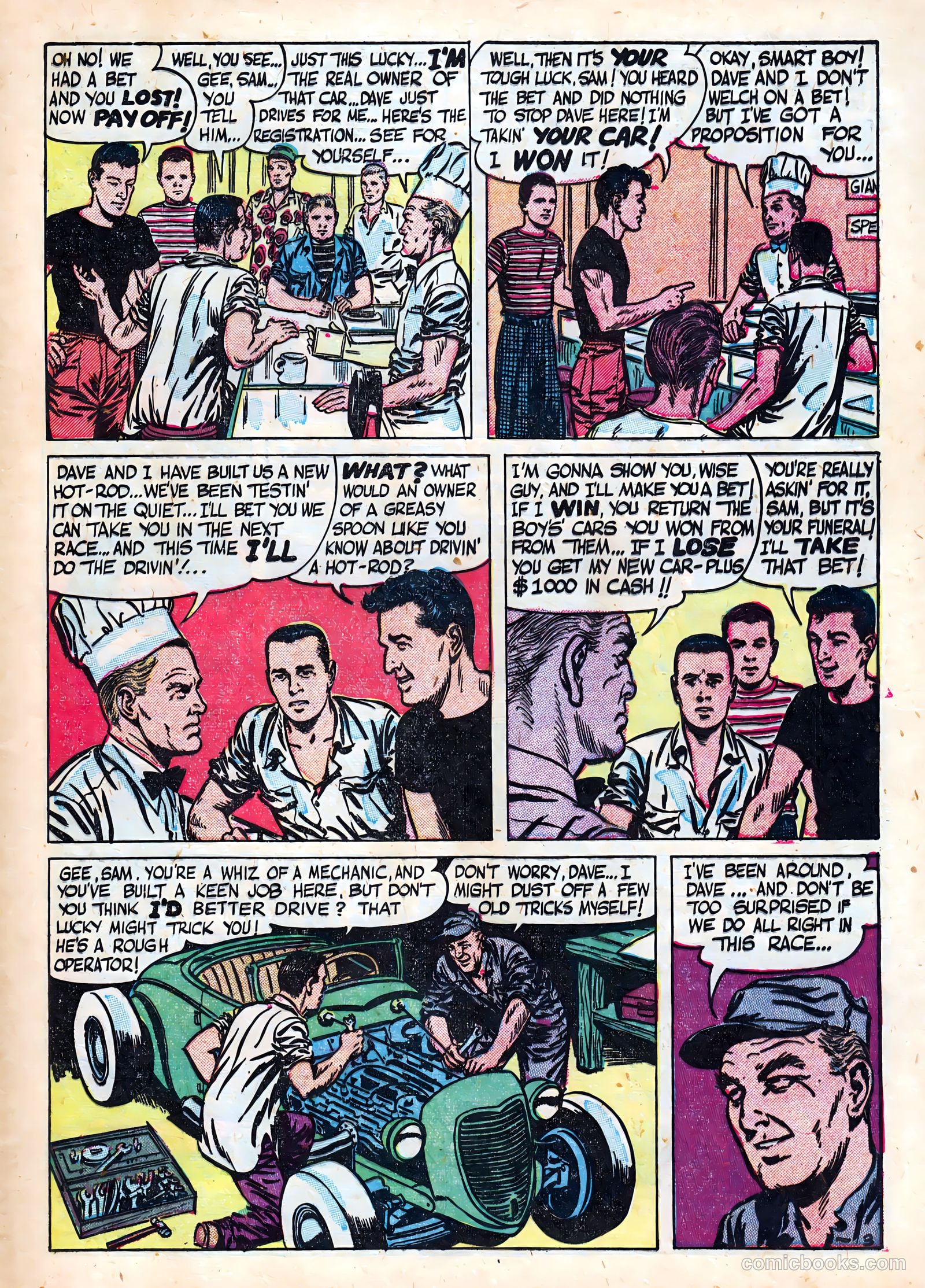 Hot Rod and Speedway Comics #4 (1953) — page 5 of 37
