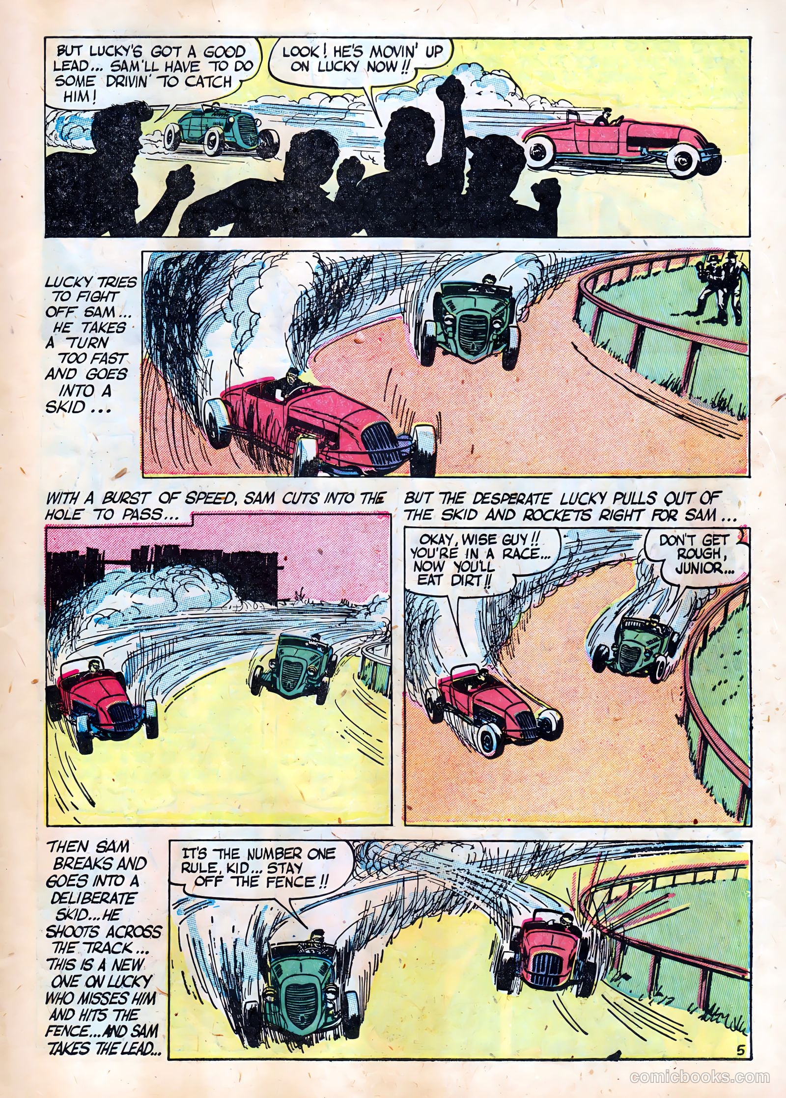 Hot Rod and Speedway Comics #4 (1953) — page 7 of 37