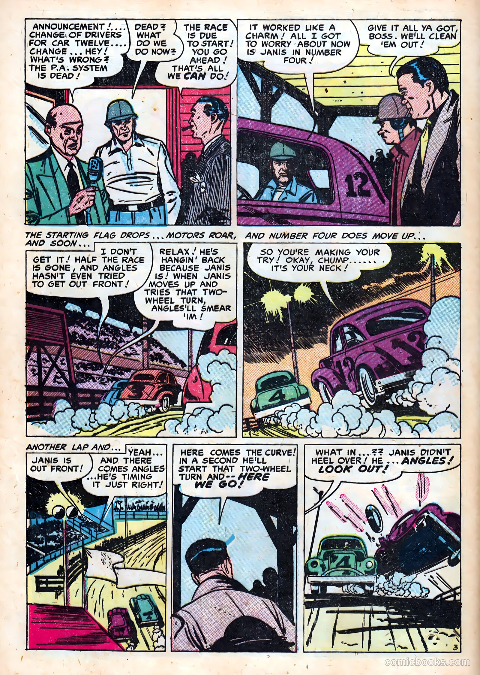Hot Rod and Speedway Comics #4 (1953) — page 12 of 37