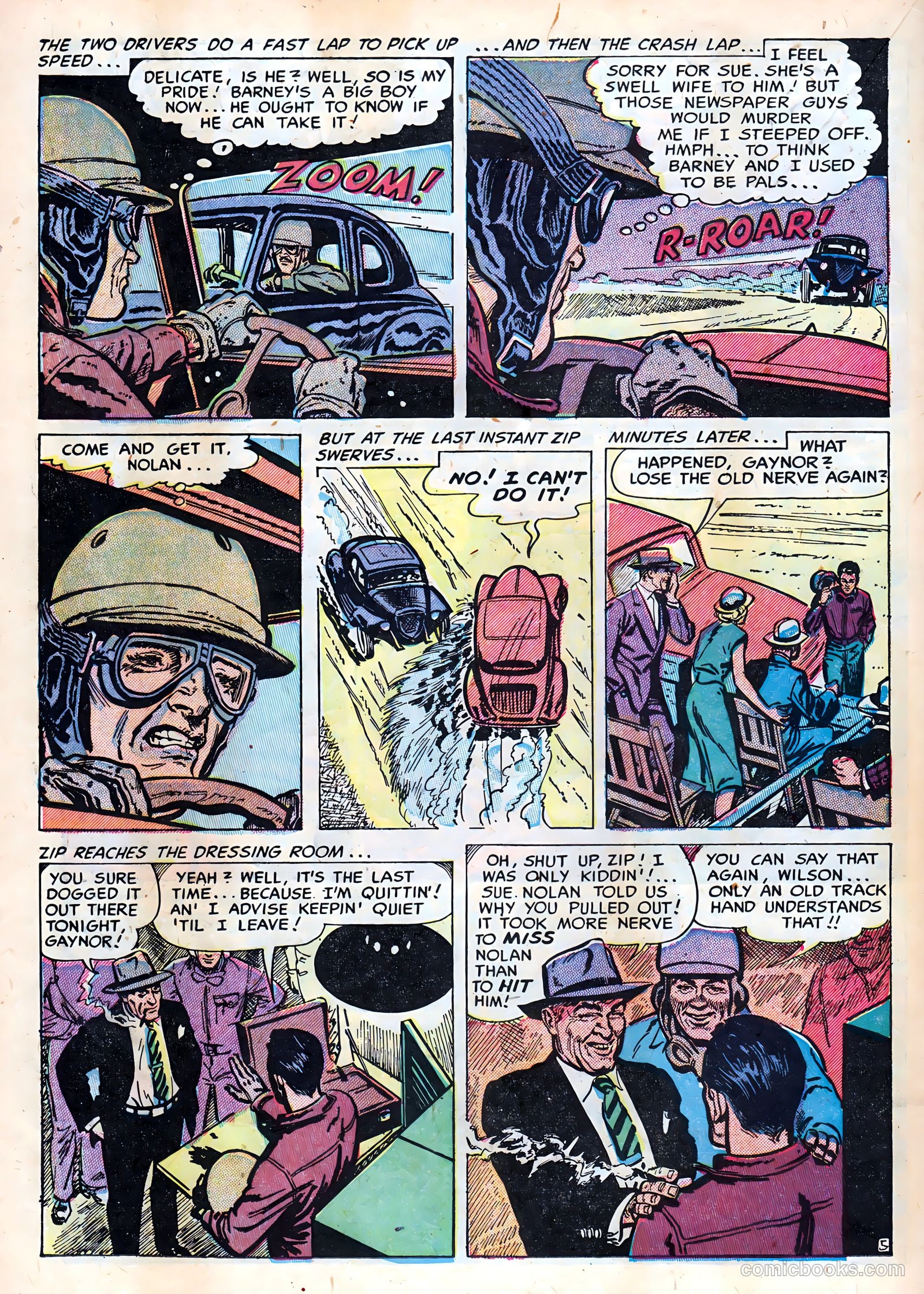 Hot Rod and Speedway Comics #4 (1953) — page 18 of 37