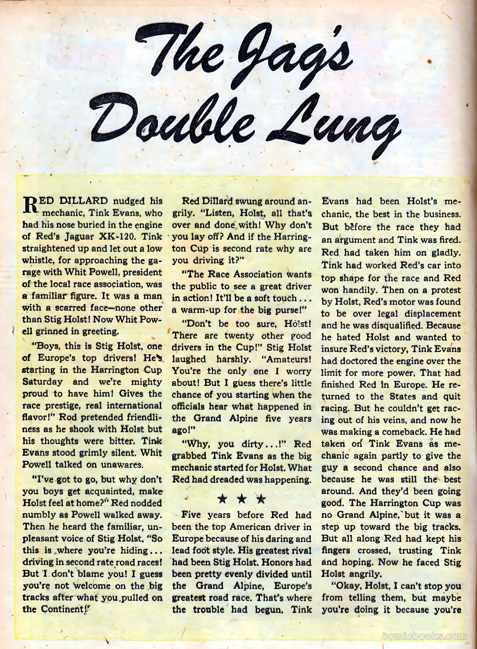 Hot Rod and Speedway Comics #4 (1953) — page 20 of 37