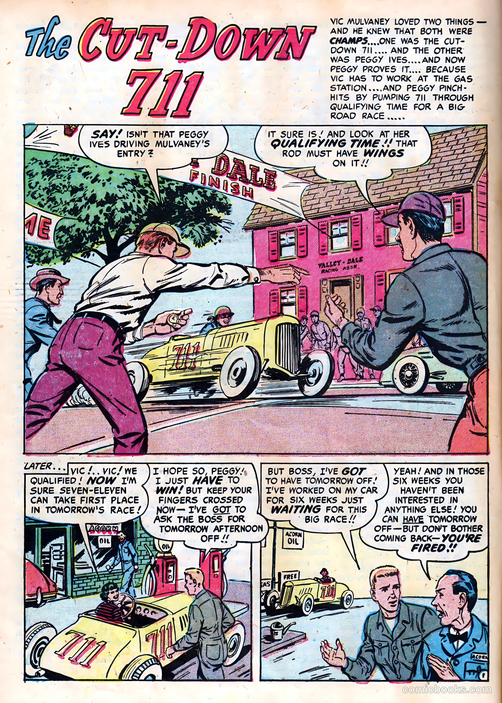 Hot Rod and Speedway Comics #4 (1953) — page 22 of 37