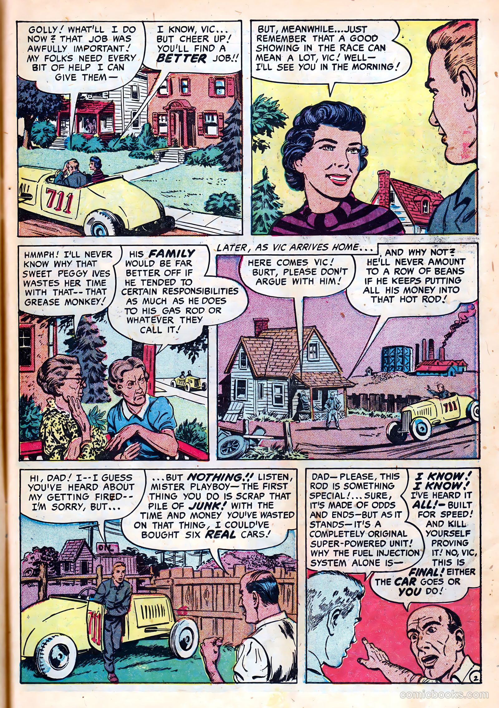 Hot Rod and Speedway Comics #4 (1953) — page 23 of 37