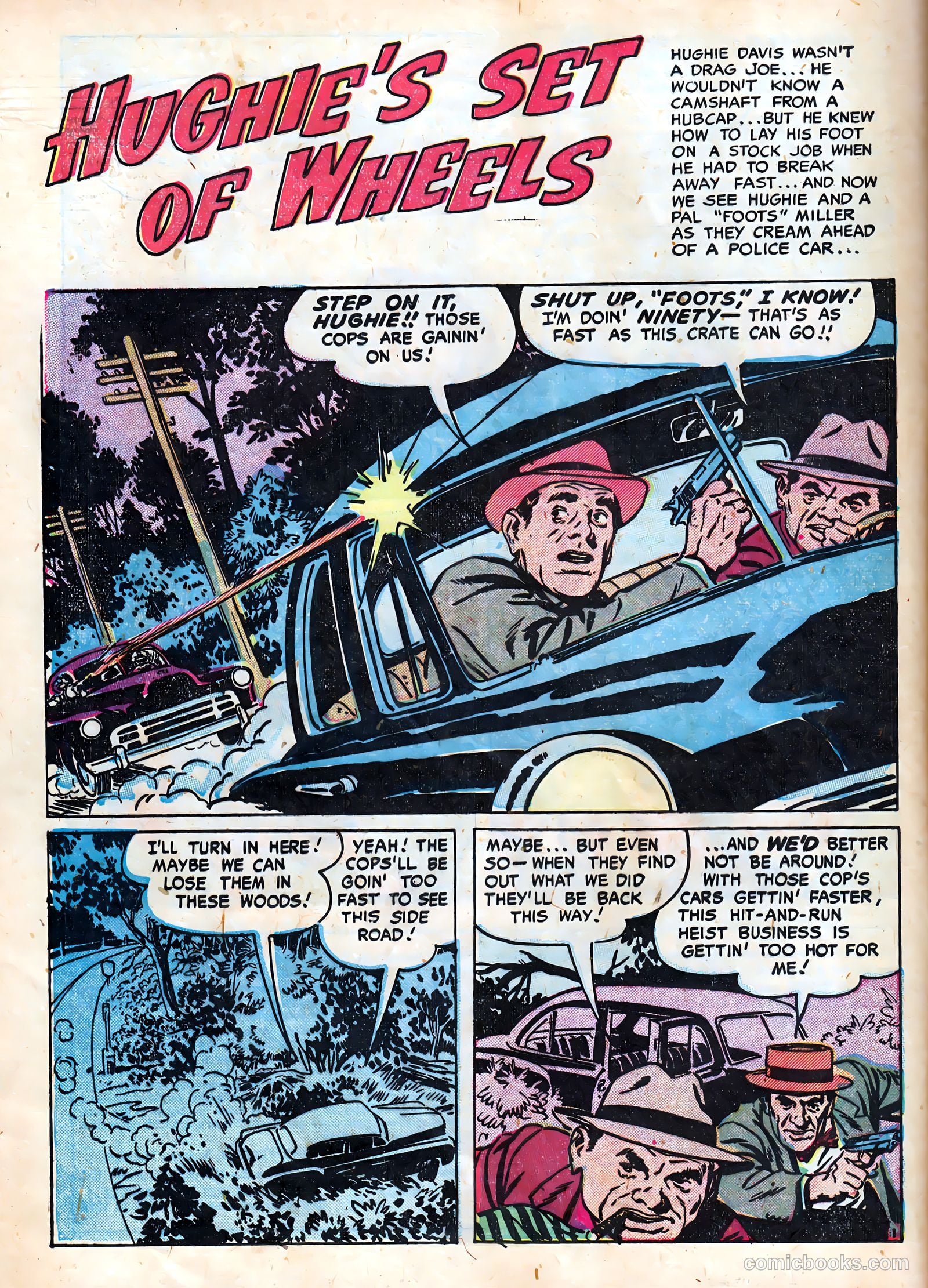 Hot Rod and Speedway Comics #4 (1953) — page 28 of 37
