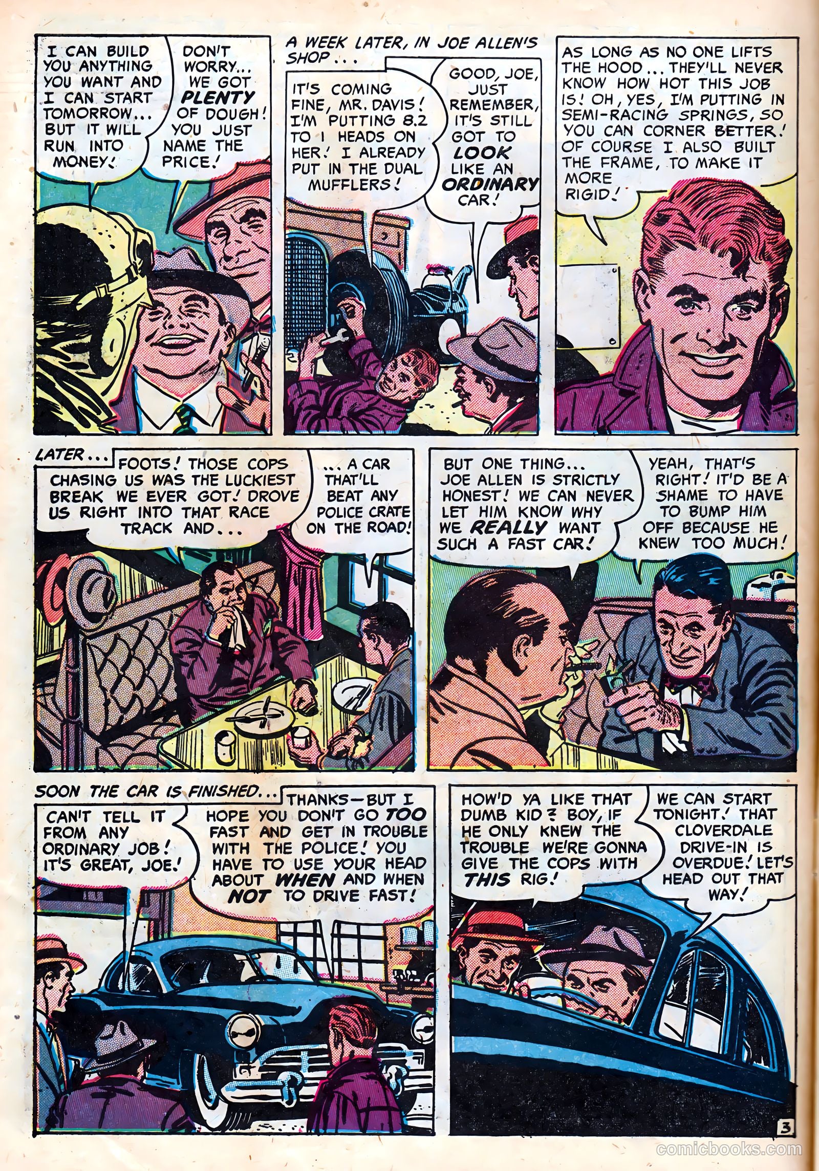 Hot Rod and Speedway Comics #4 (1953) — page 30 of 37