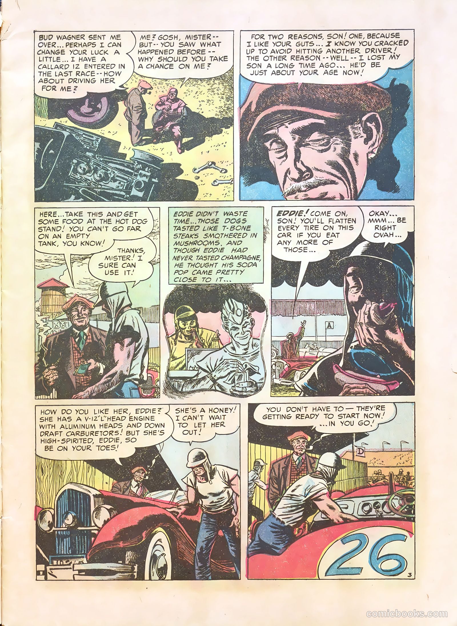 Hot Rod and Speedway Comics #5 (1953) — page 5 of 36