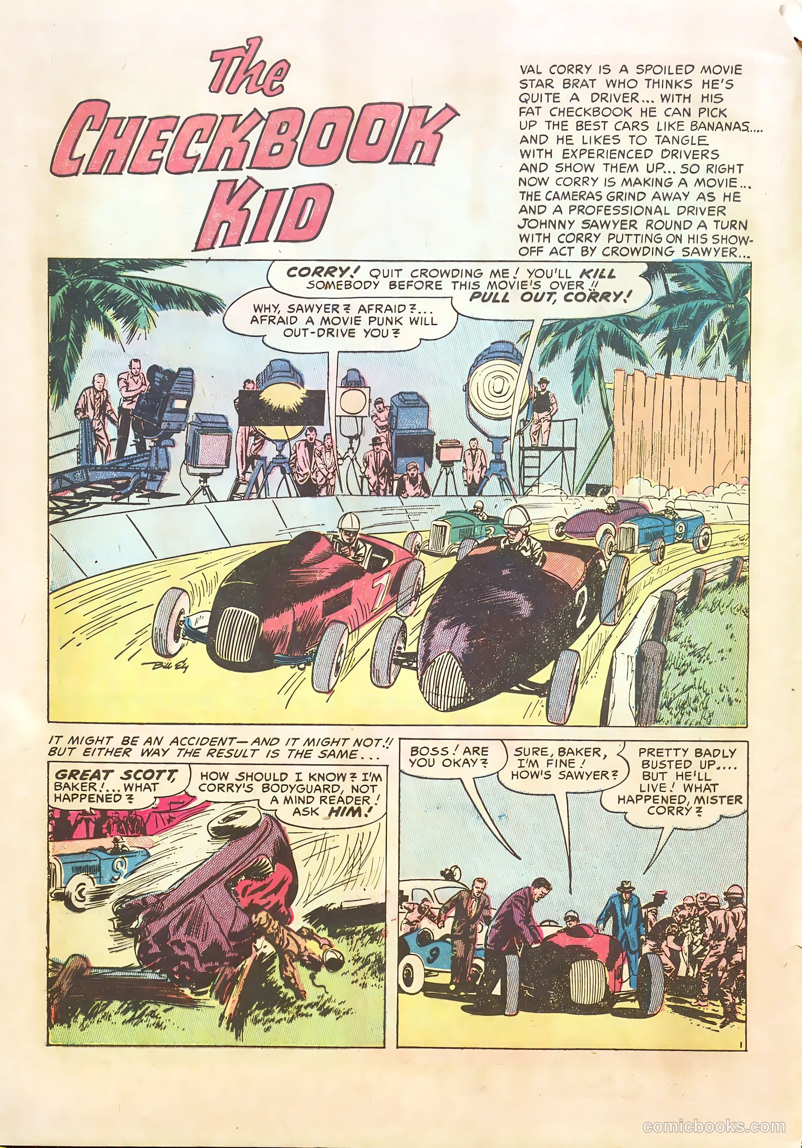 Hot Rod and Speedway Comics #5 (1953) — page 8 of 36