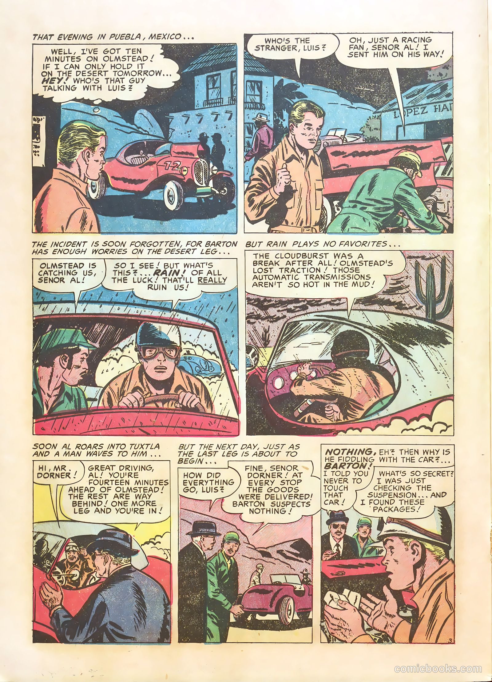 Hot Rod and Speedway Comics #5 (1953) — page 16 of 36
