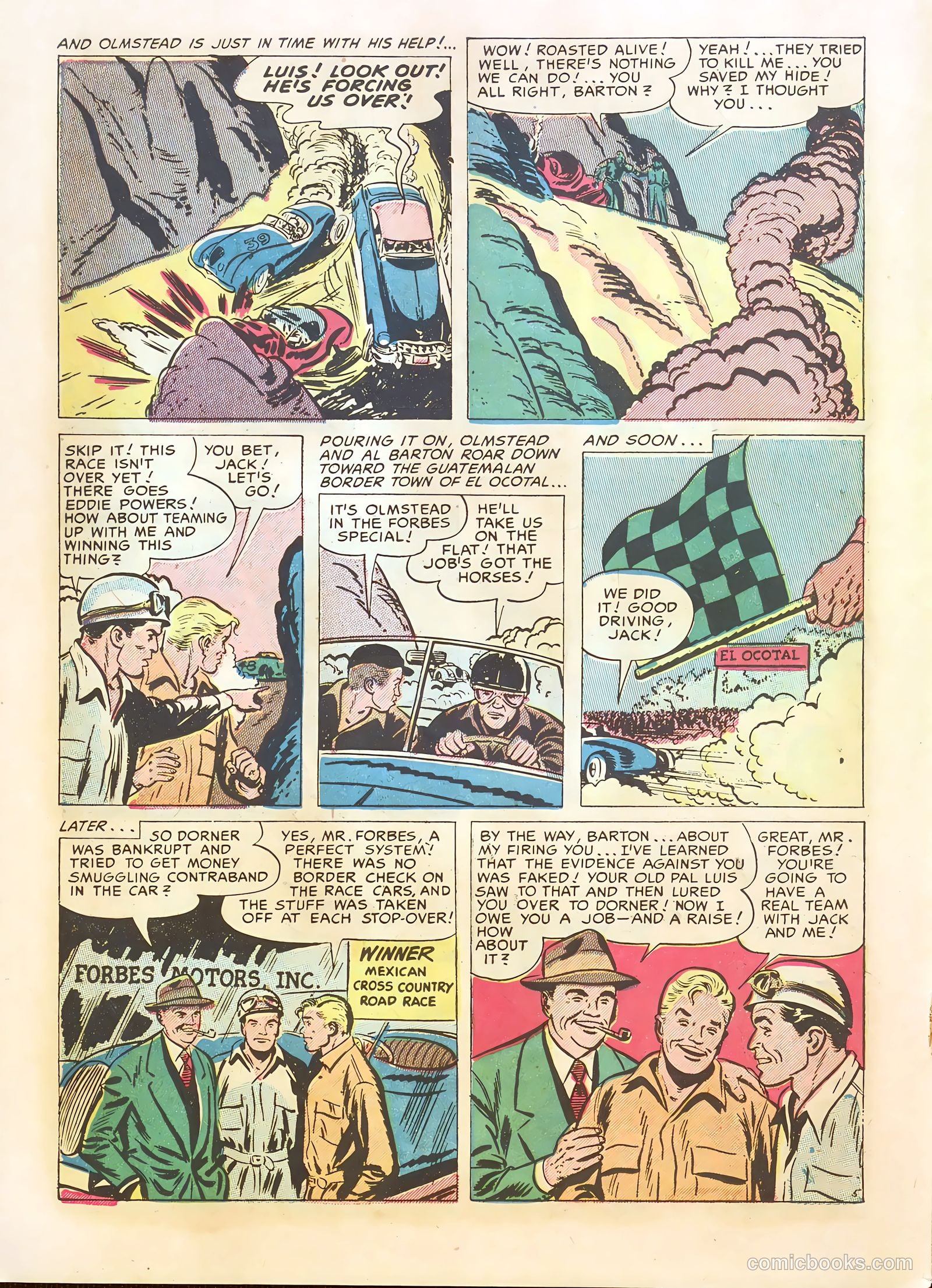 Hot Rod and Speedway Comics #5 (1953) — page 18 of 36