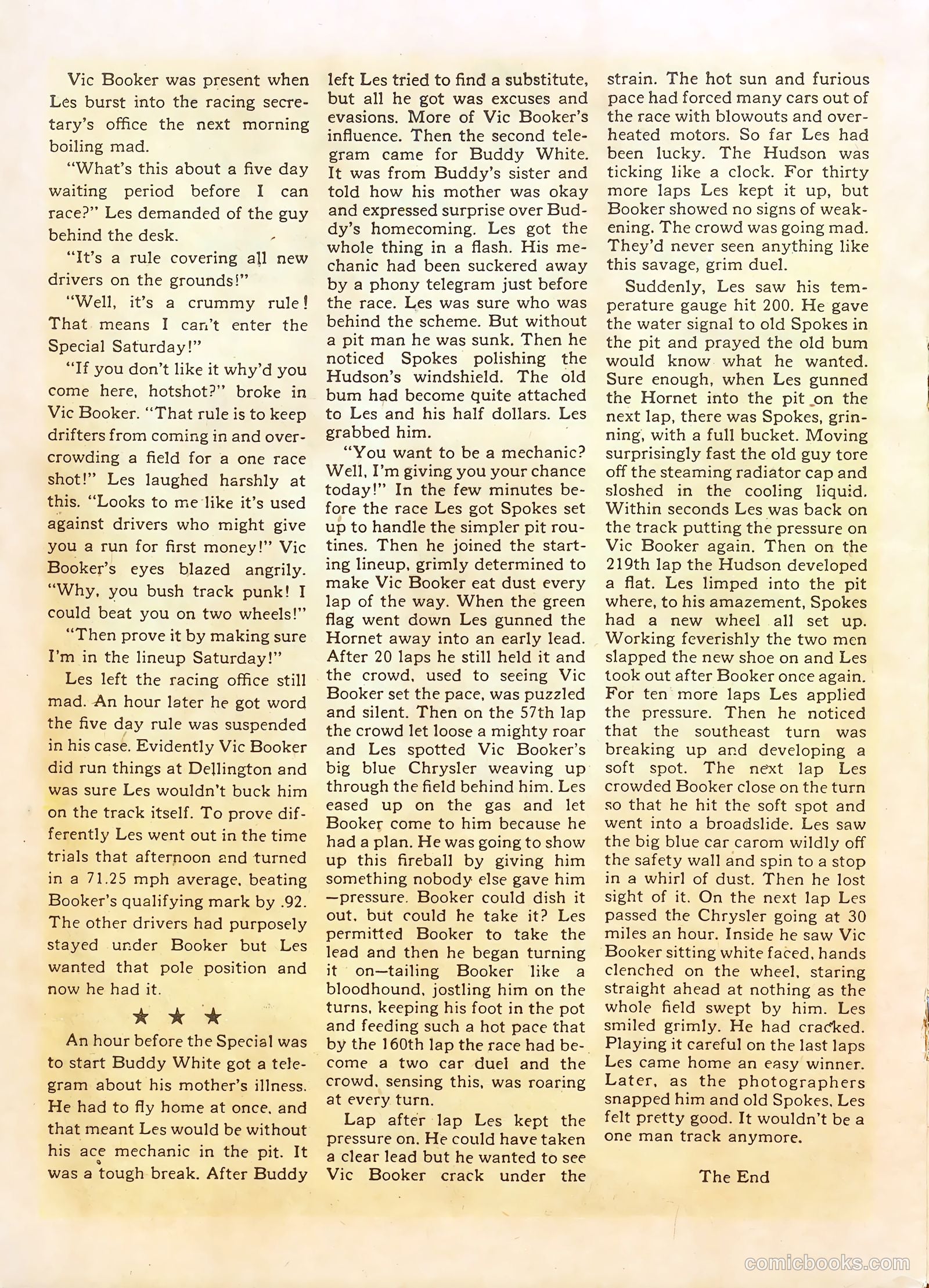 Hot Rod and Speedway Comics #5 (1953) — page 20 of 36