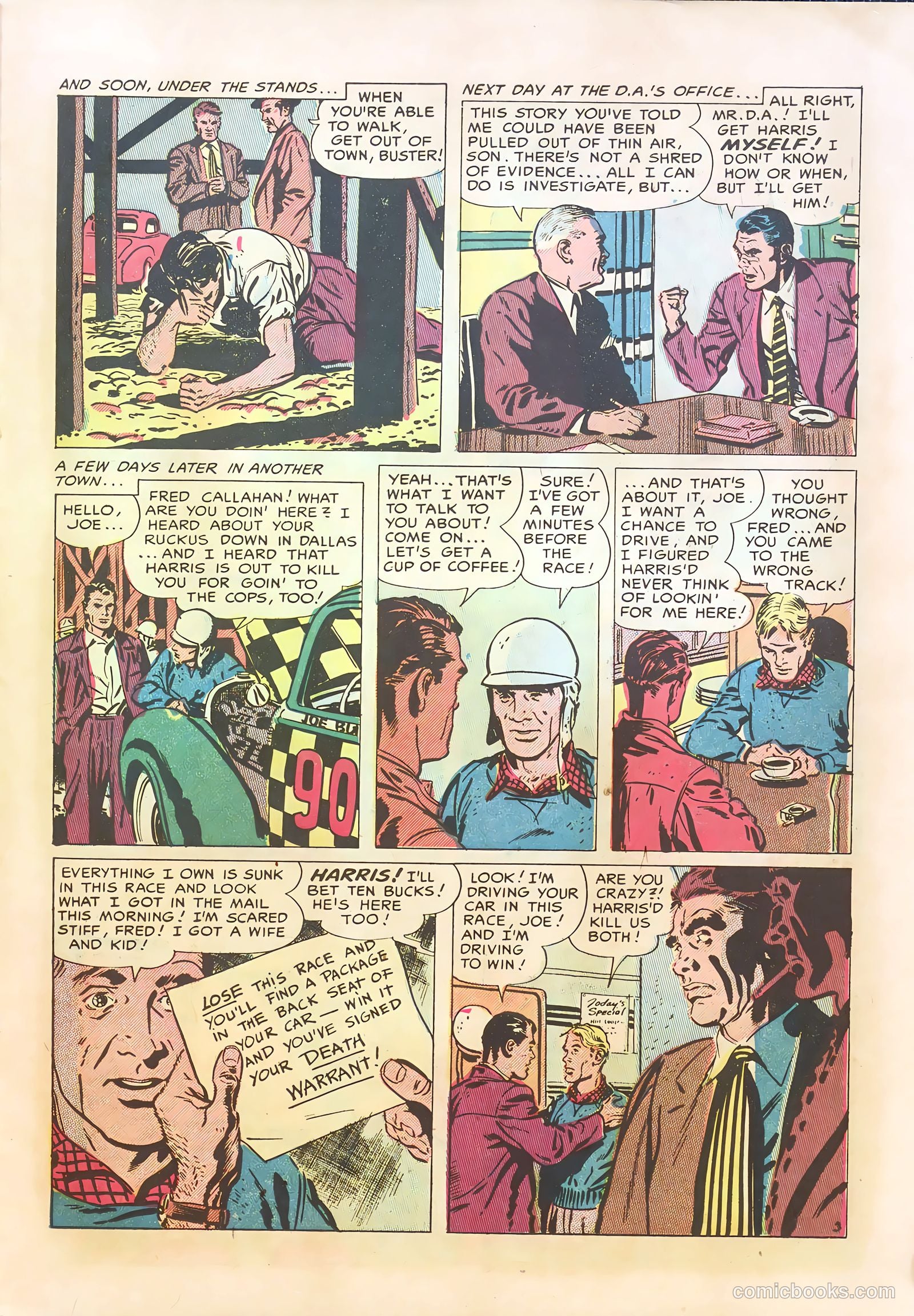 Hot Rod and Speedway Comics #5 (1953) — page 23 of 36