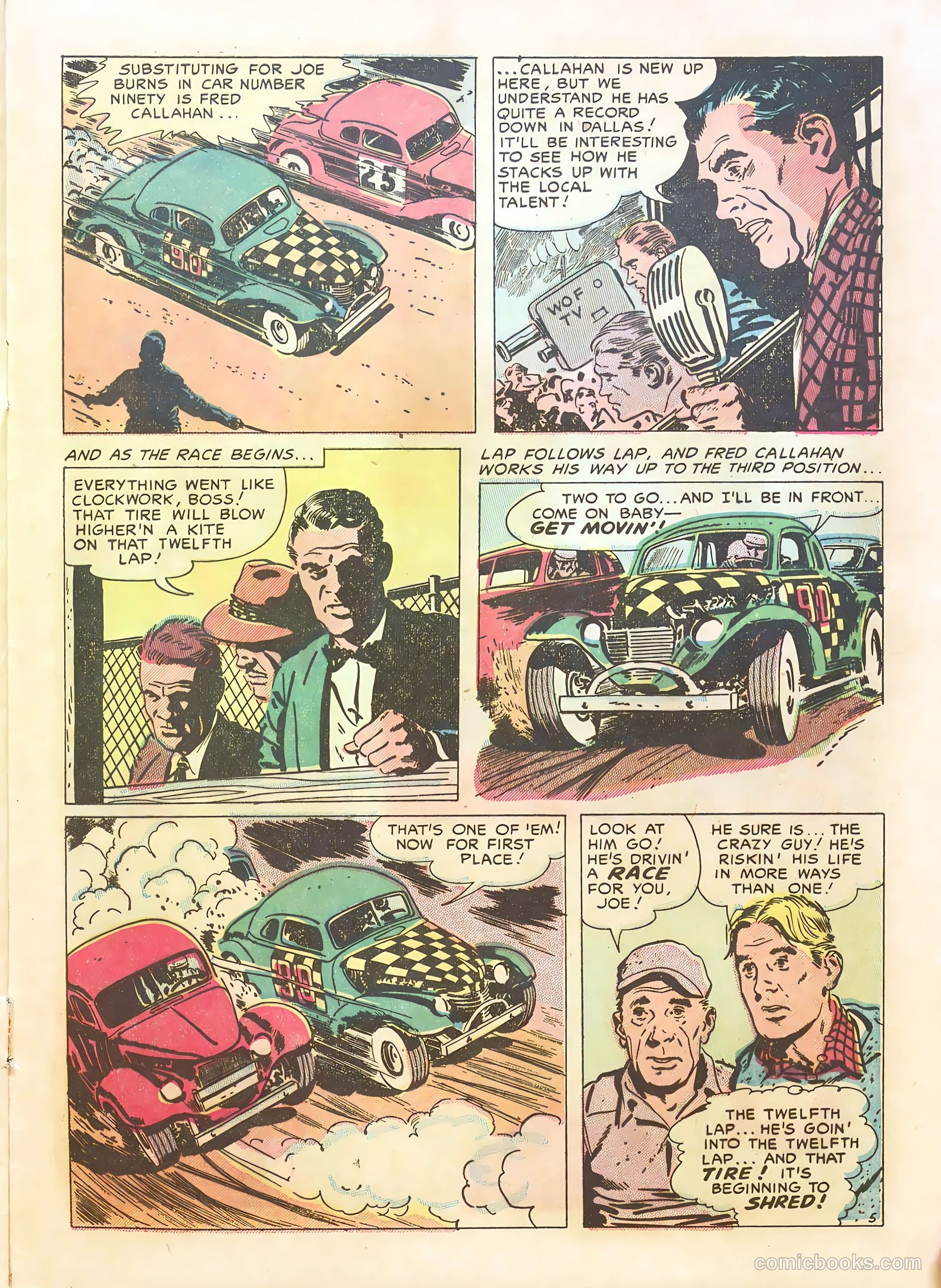 Hot Rod and Speedway Comics #5 (1953) — page 25 of 36