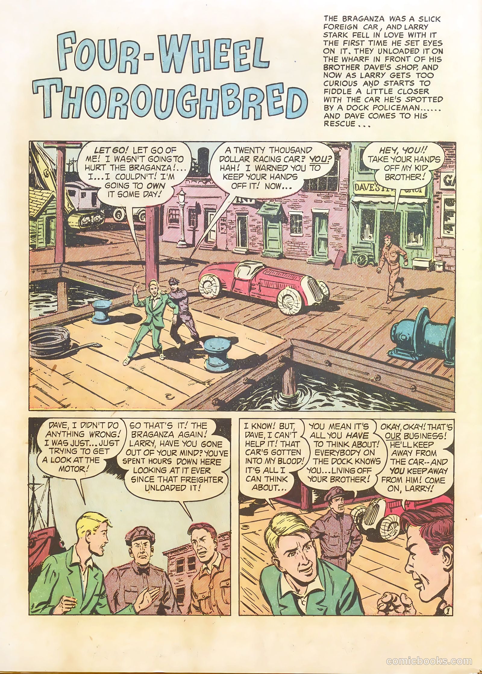 Hot Rod and Speedway Comics #5 (1953) — page 28 of 36