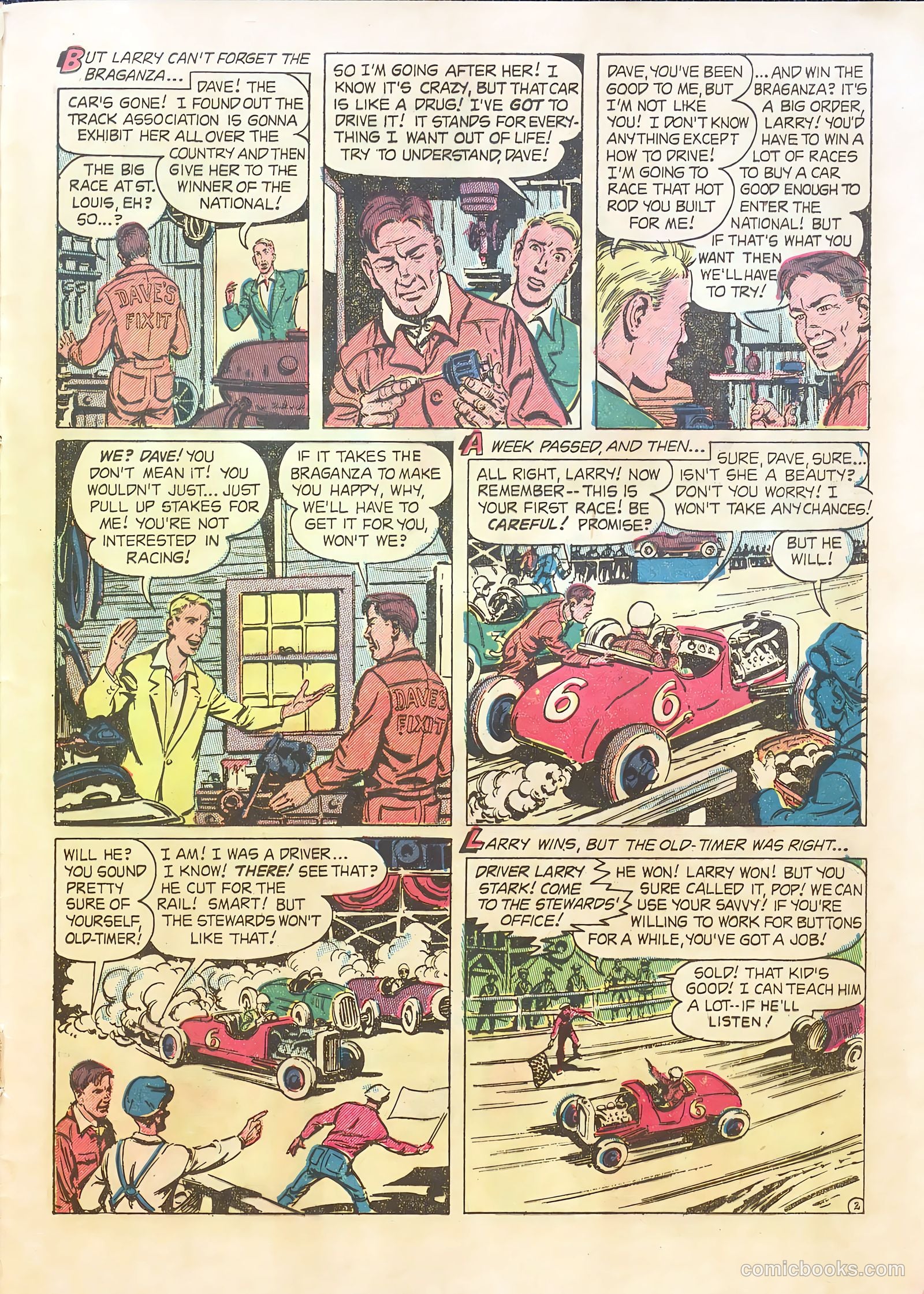 Hot Rod and Speedway Comics #5 (1953) — page 29 of 36