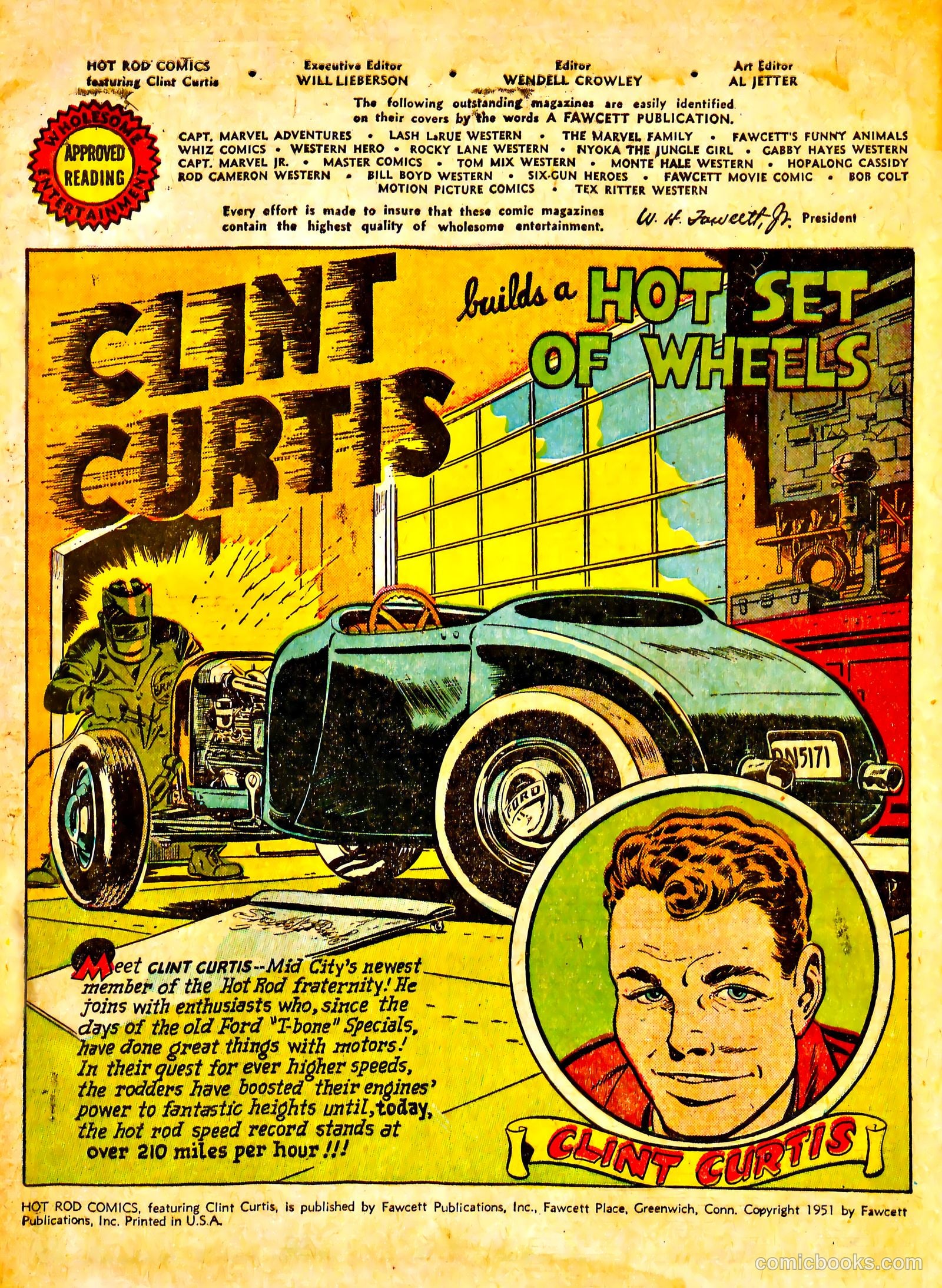 Hot Rod Comics #1 (1951) — page 3 of 35