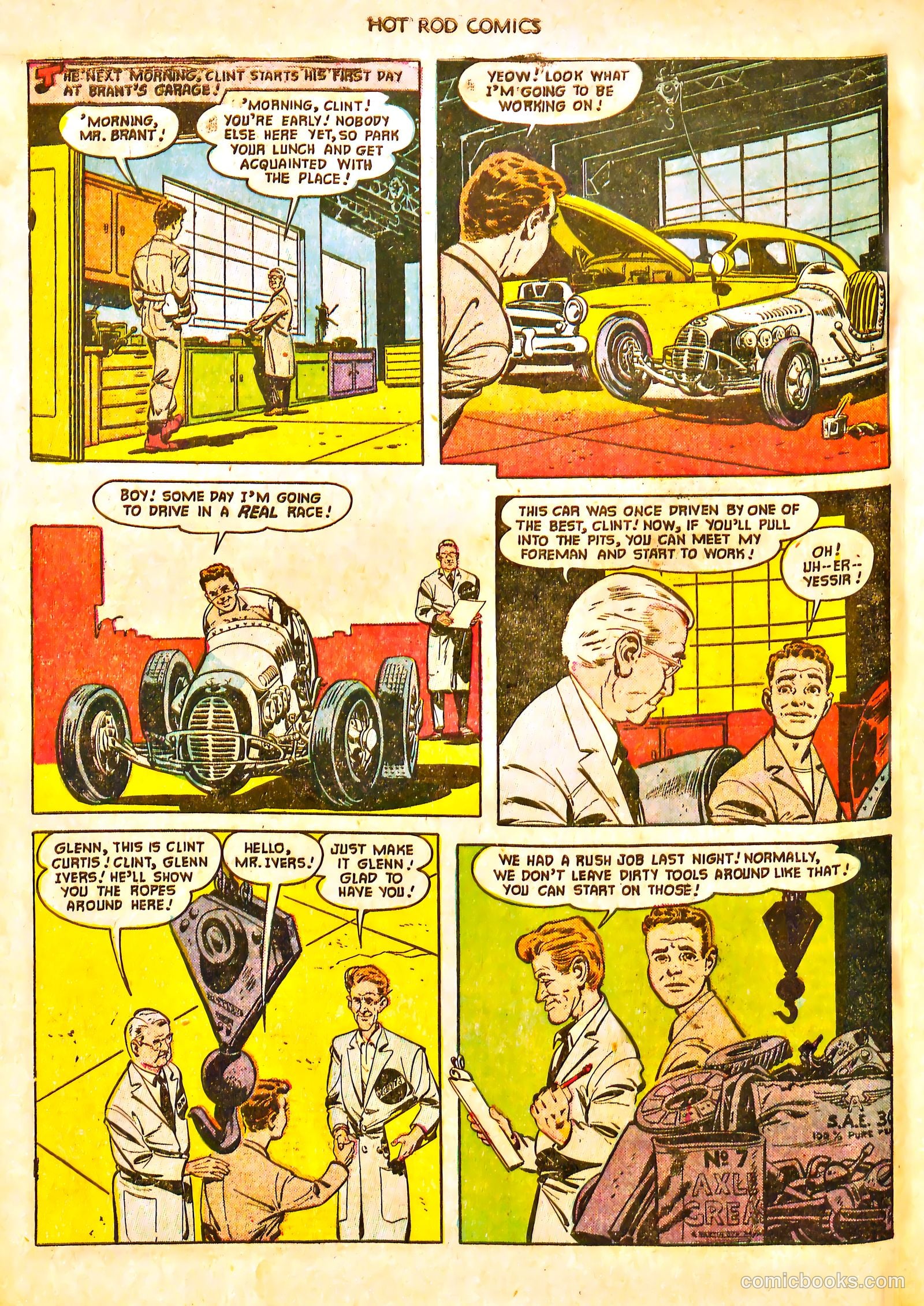 Hot Rod Comics #1 (1951) — page 6 of 35