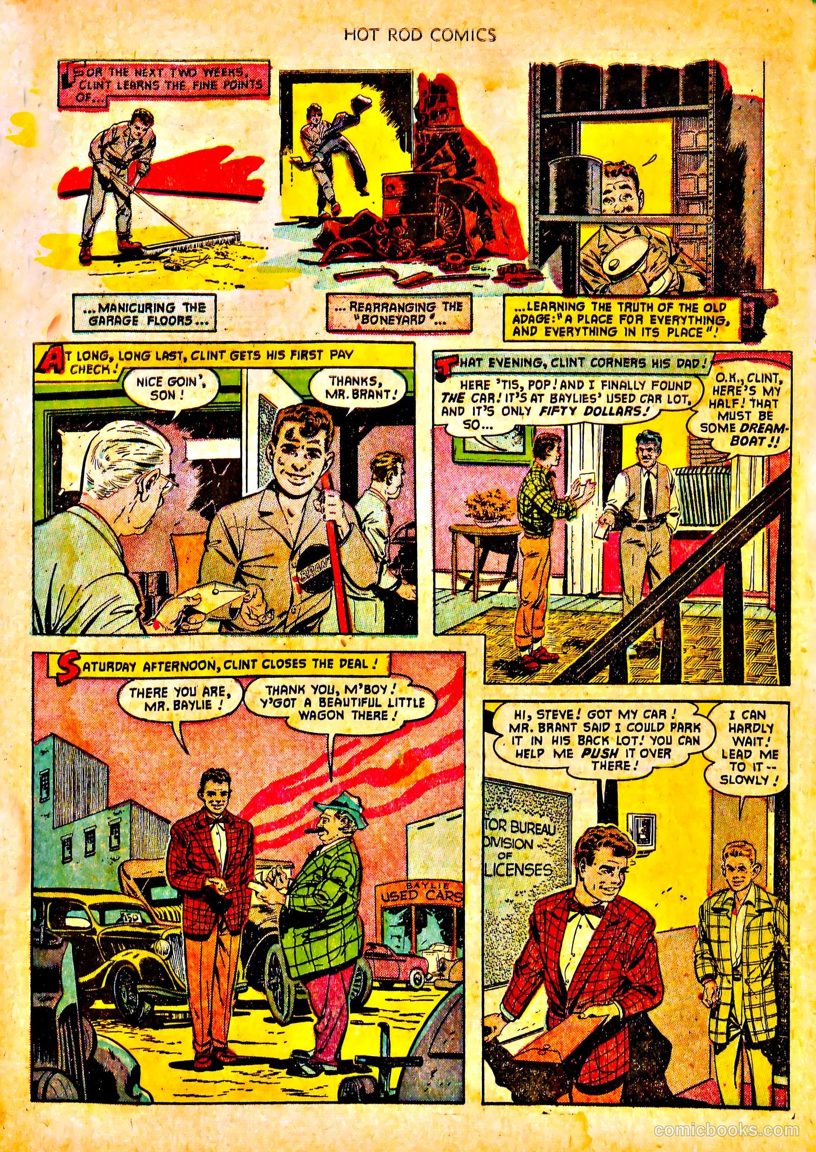 Hot Rod Comics #1 (1951) — page 7 of 35