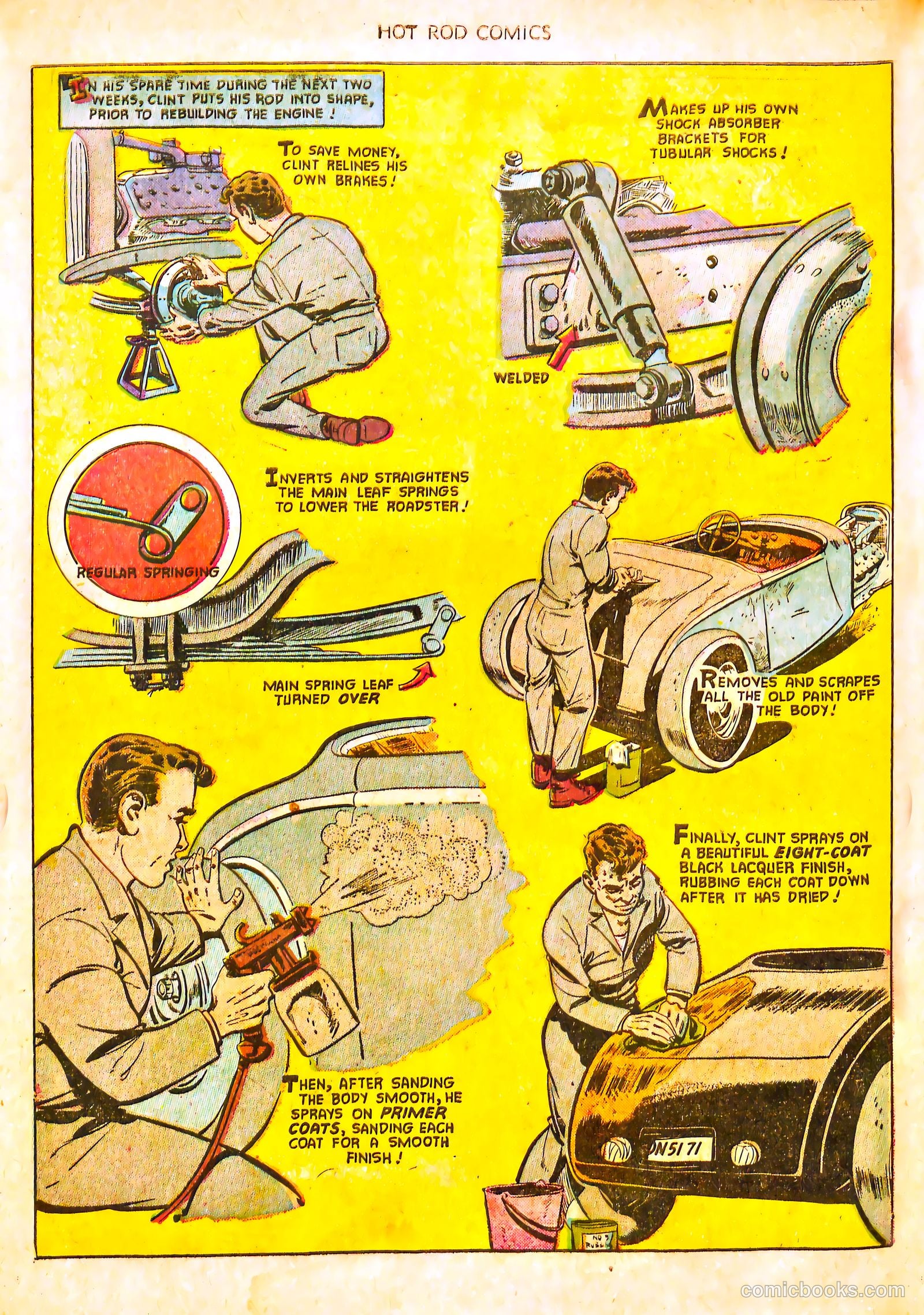 Hot Rod Comics #1 (1951) — page 10 of 35
