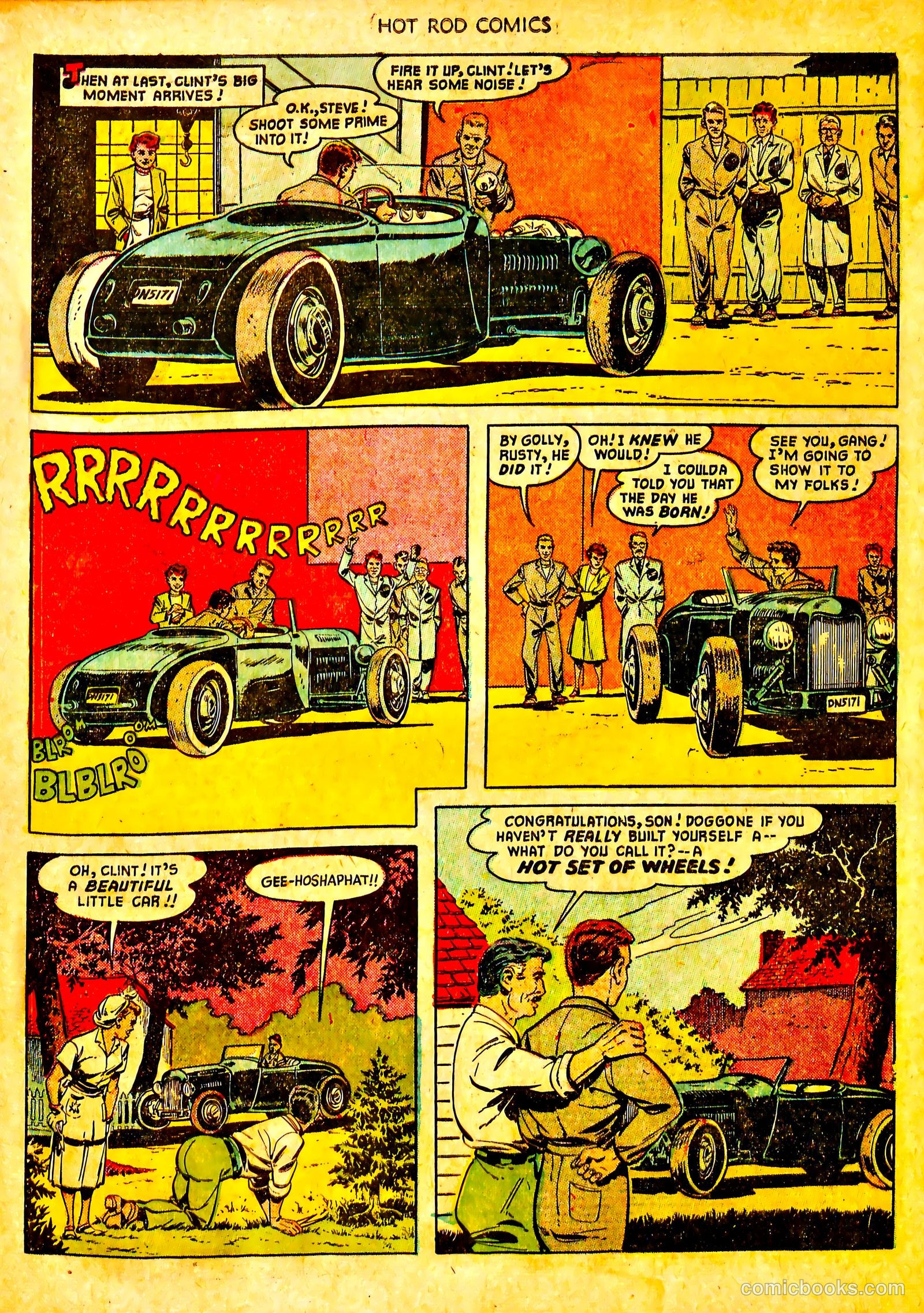 Hot Rod Comics #1 (1951) — page 15 of 35
