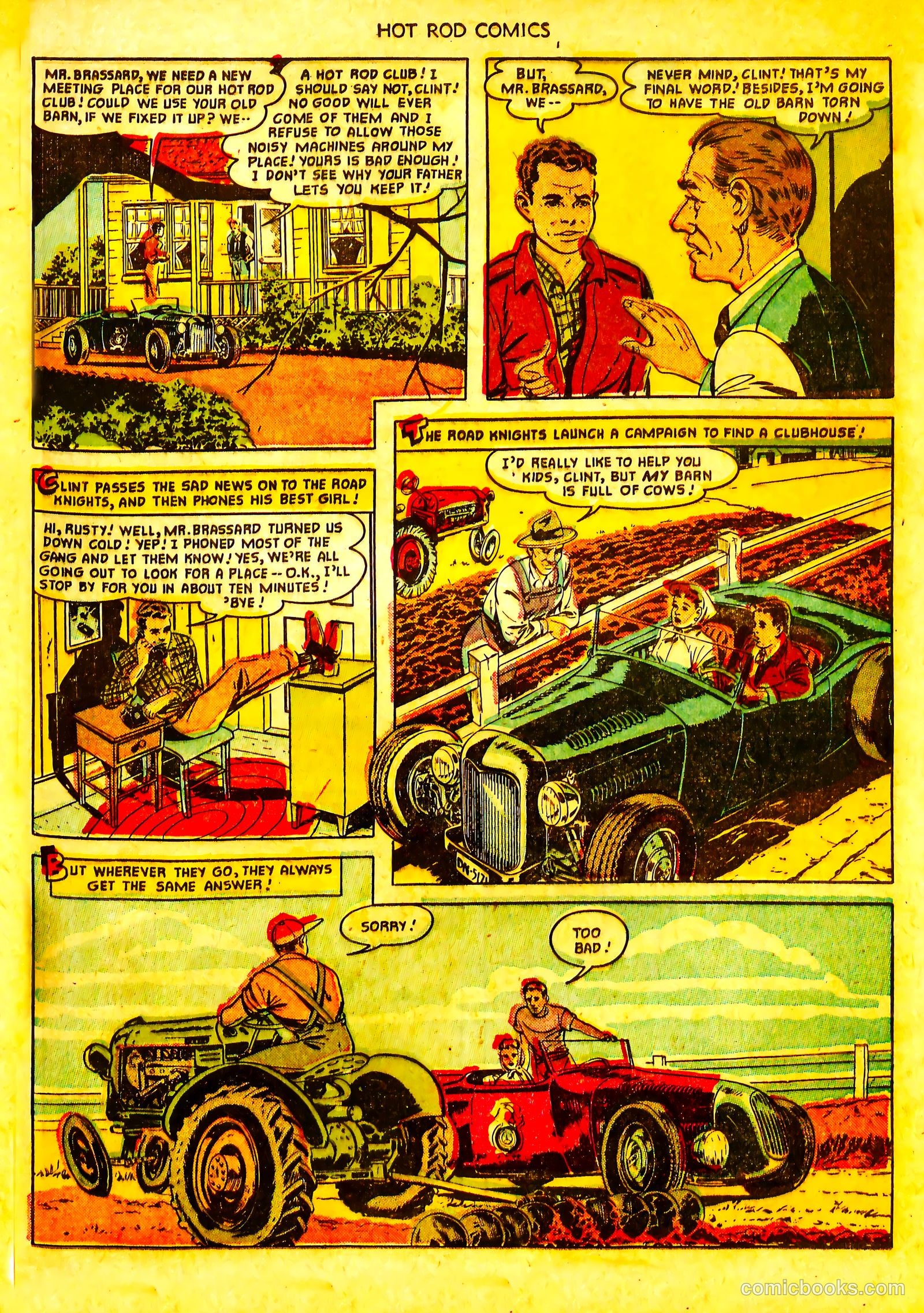Hot Rod Comics #1 (1951) — page 24 of 35
