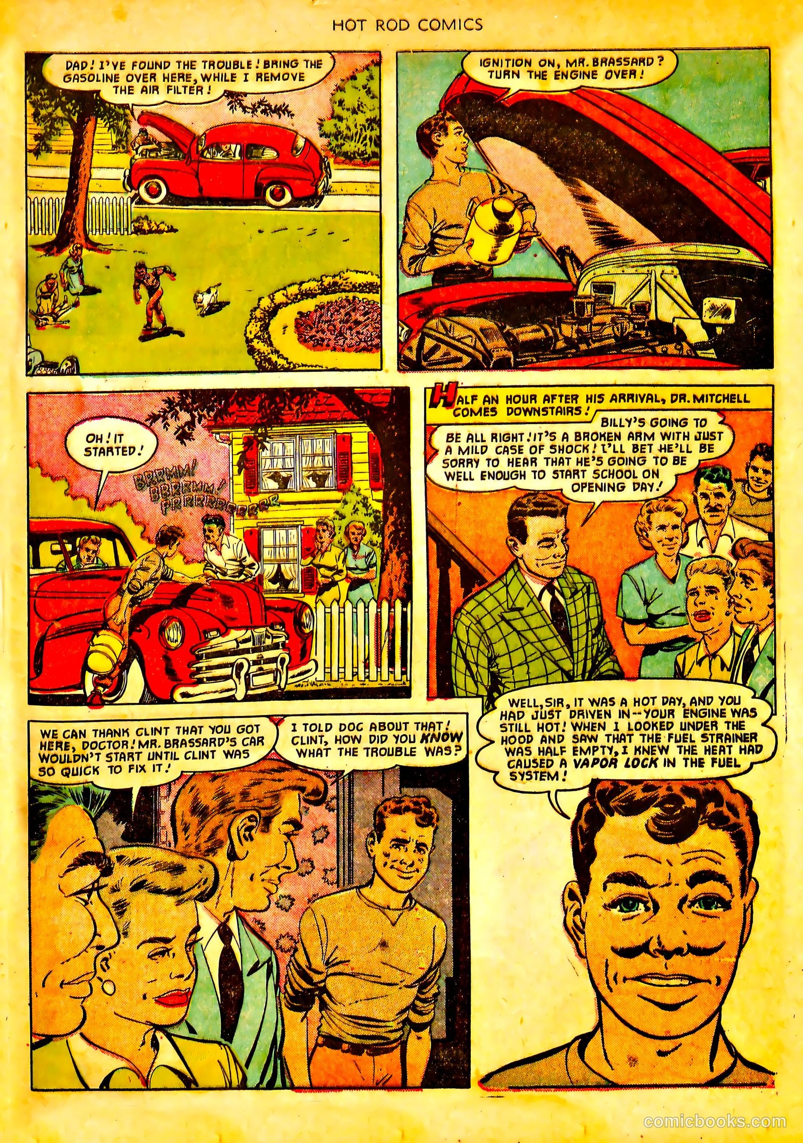 Hot Rod Comics #1 (1951) — page 32 of 35