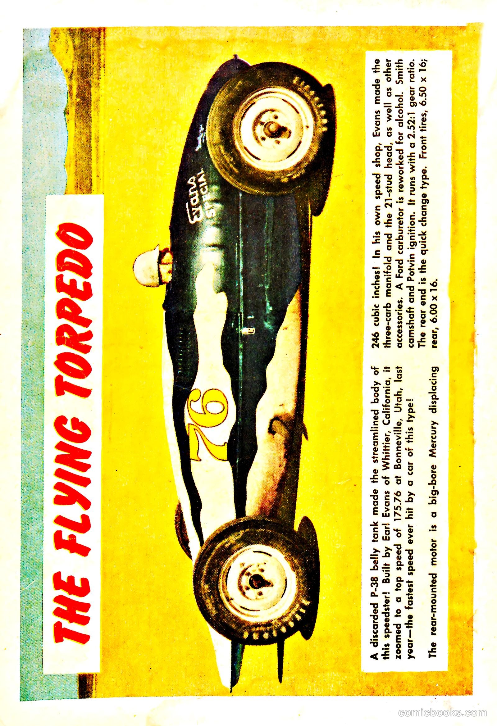Hot Rod Comics #1 (1951) — page 35 of 35