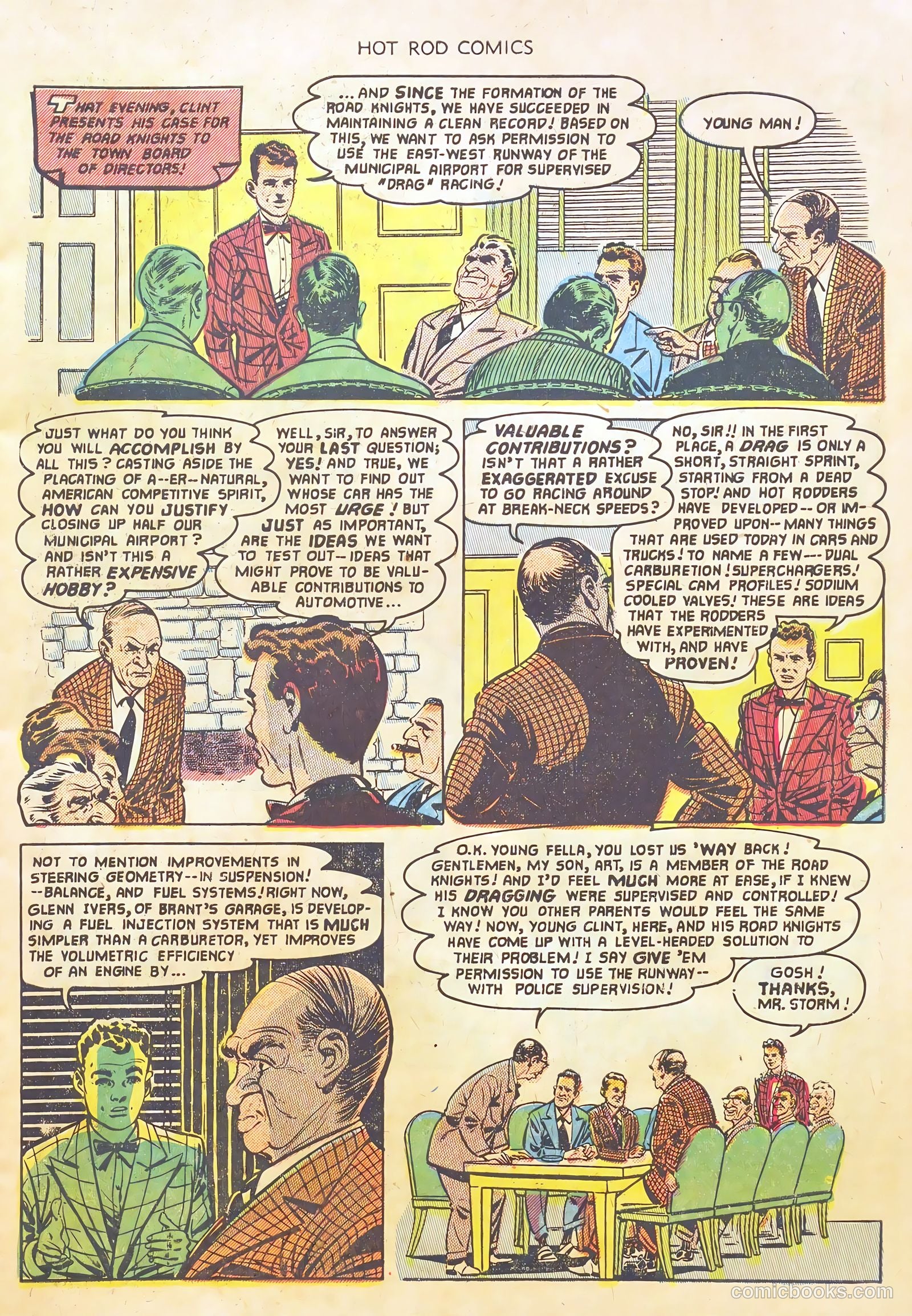 Hot Rod Comics #2 (1952) — page 7 of 36